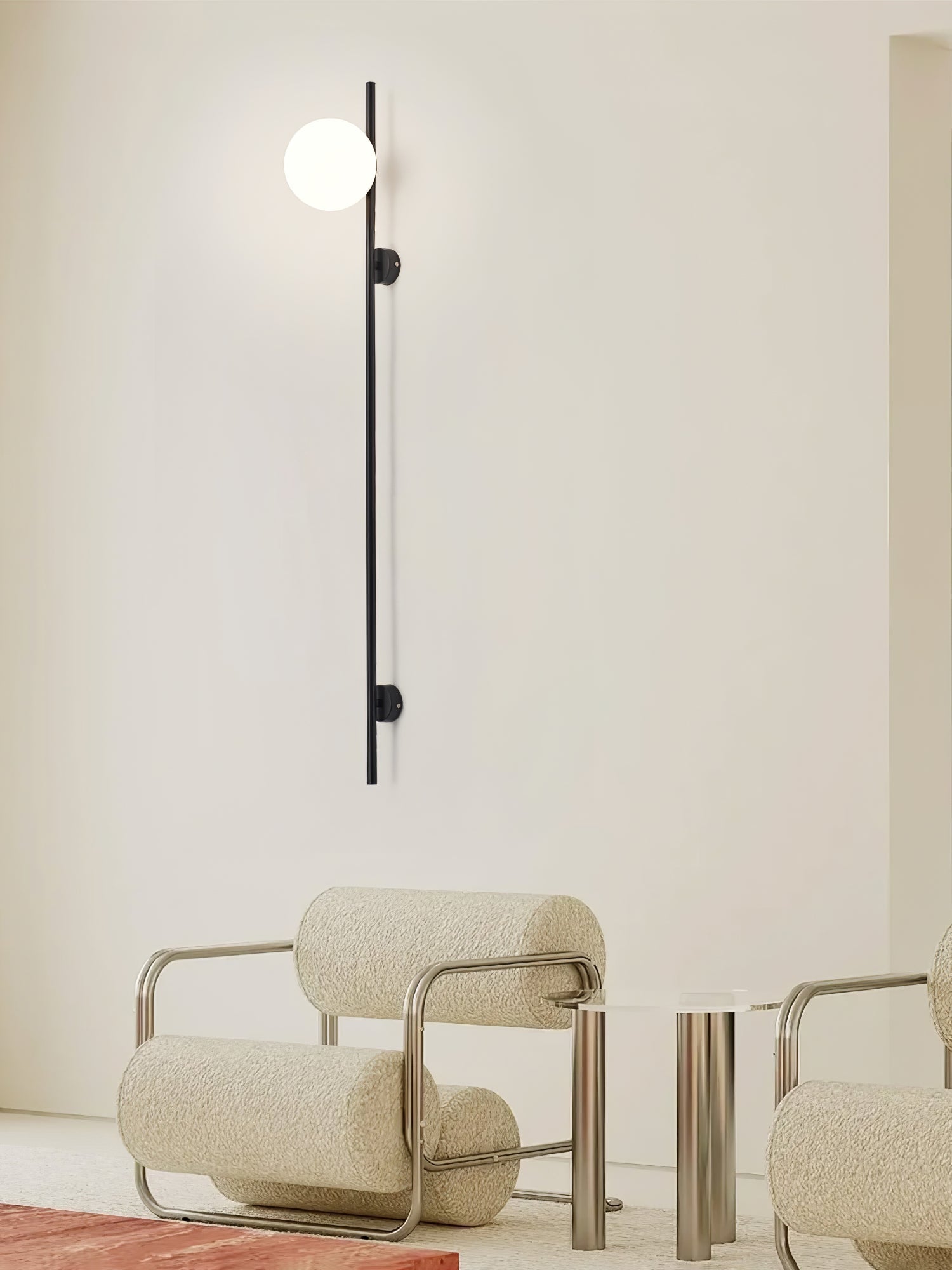 Nerylor Modern Minimalist Glass Wall Light-Neutral Decor