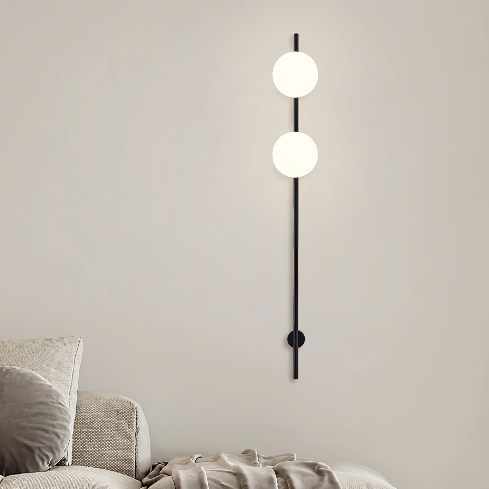 Evshaora Modern Minimalist Glass Wall Light-Neutral Decor