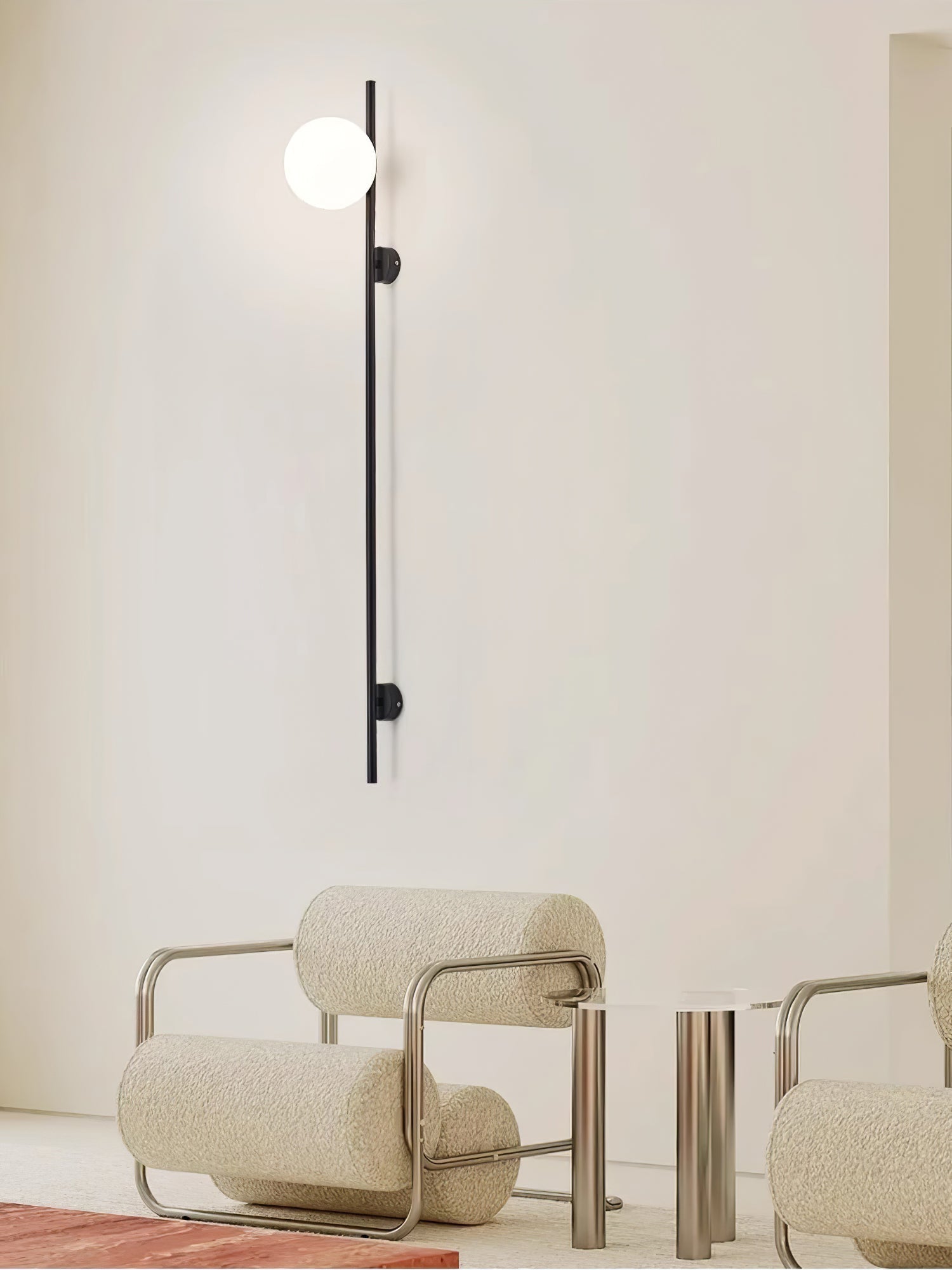 Nerylor Modern Minimalist Glass Wall Light-Neutral Decor