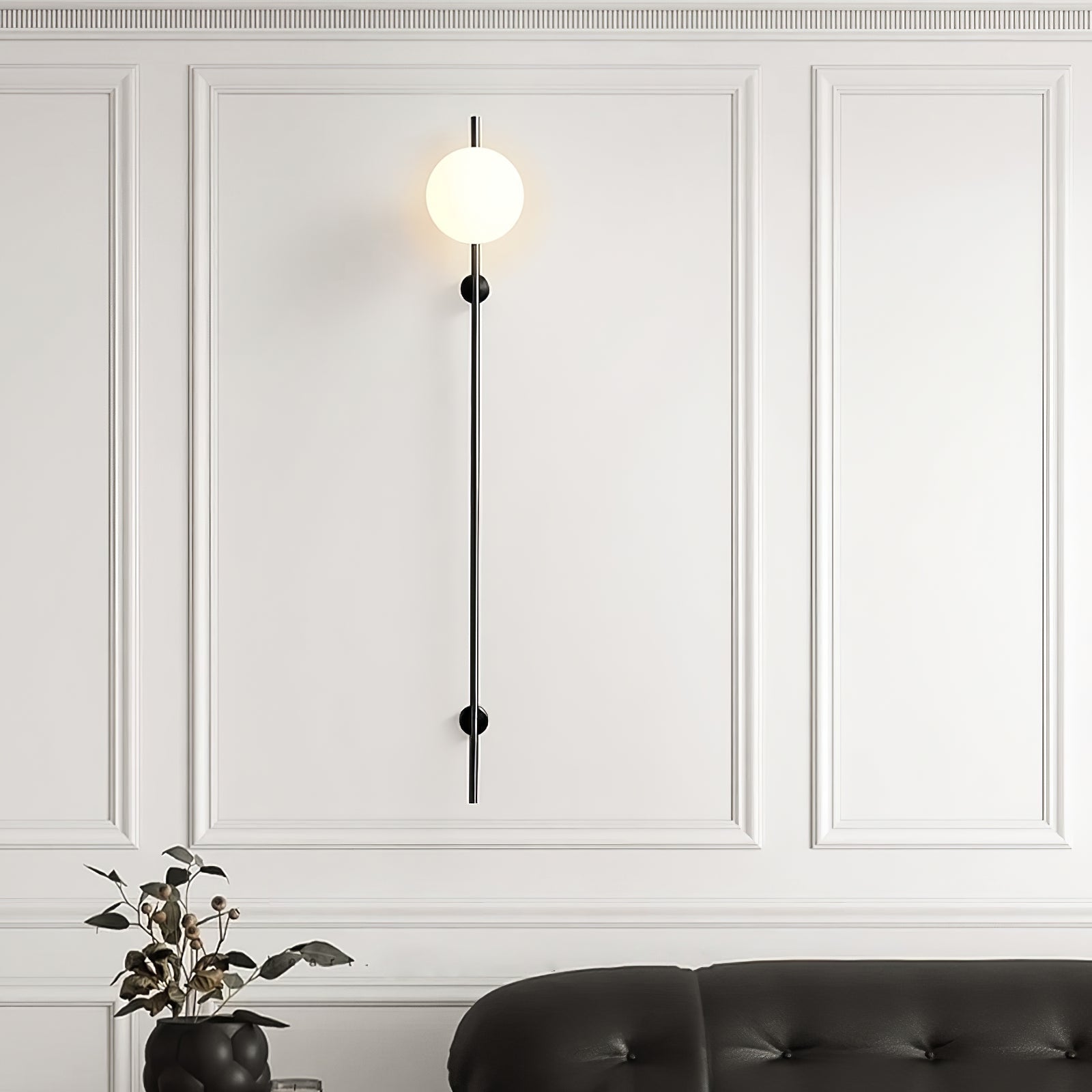Nerylor Modern Minimalist Glass Wall Light-Neutral Decor