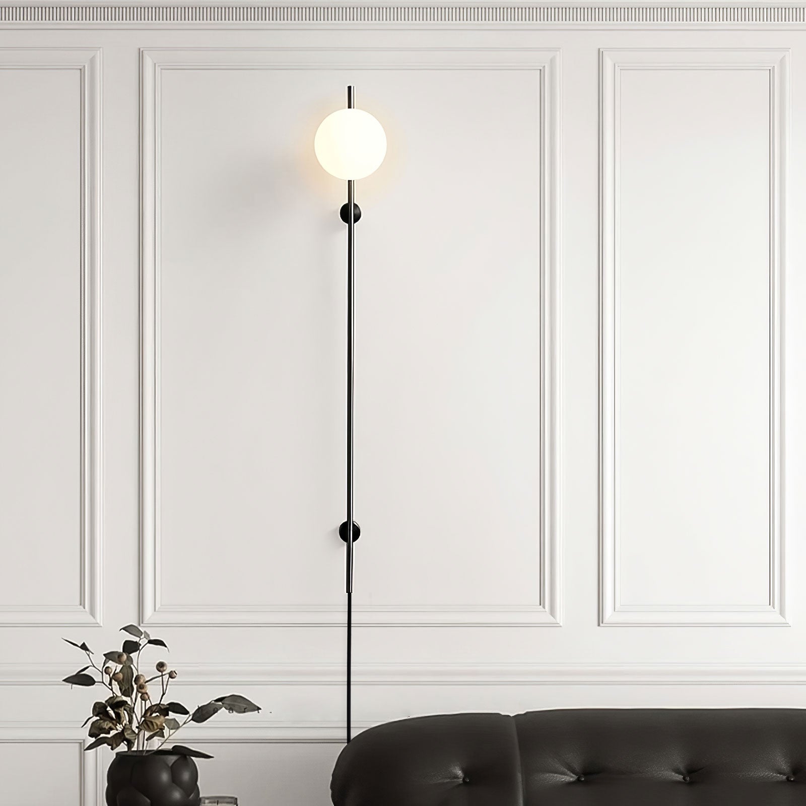 Evshaora Modern Minimalist Glass Wall Light-Neutral Decor