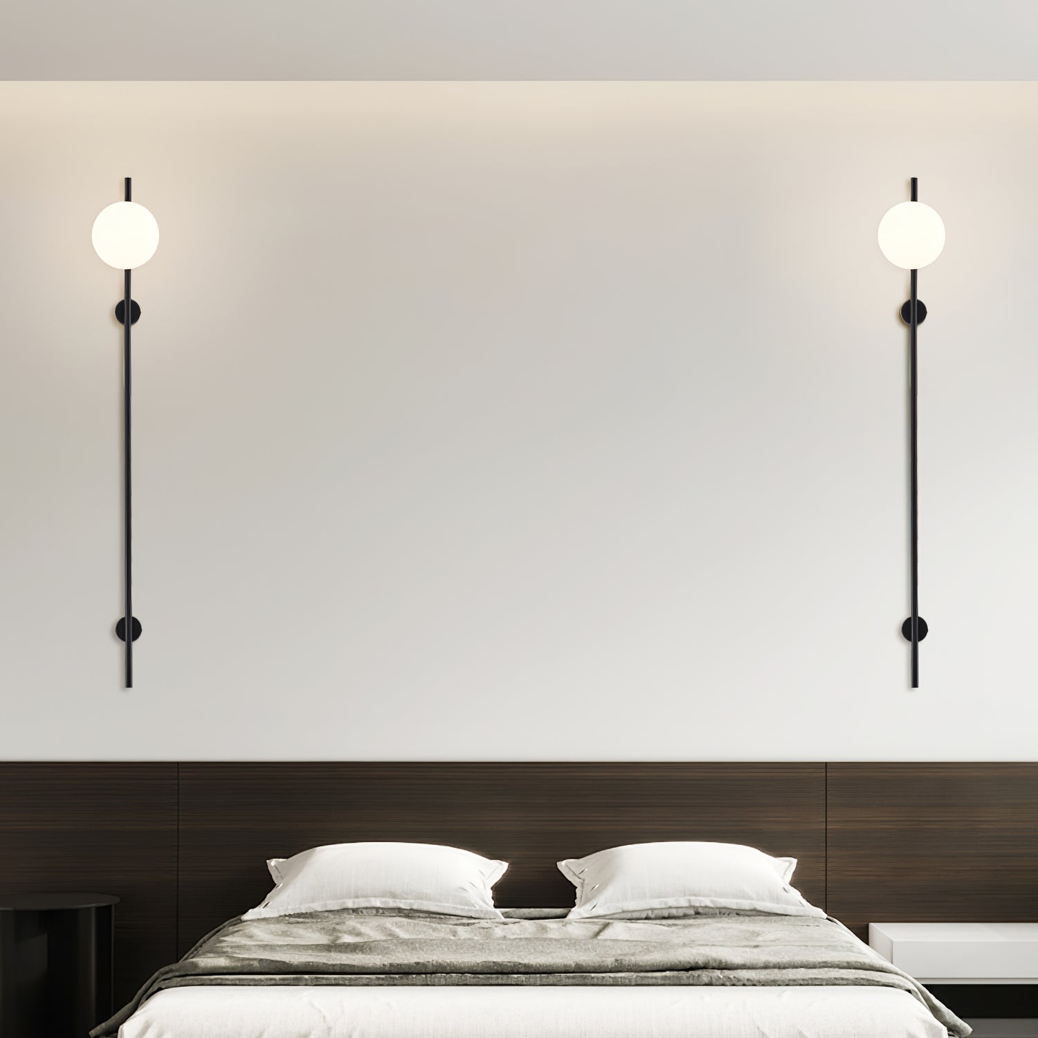 Nerylor Modern Minimalist Glass Wall Light-Neutral Decor