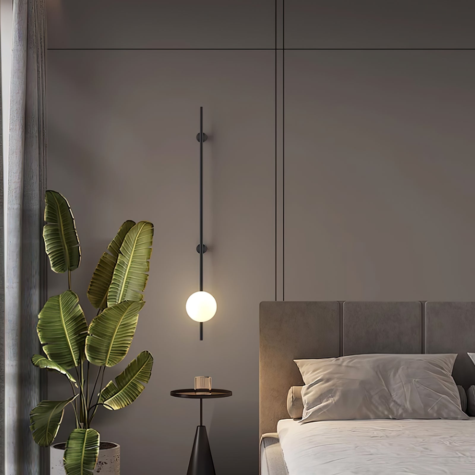 Nerylor Modern Minimalist Glass Wall Light-Neutral Decor