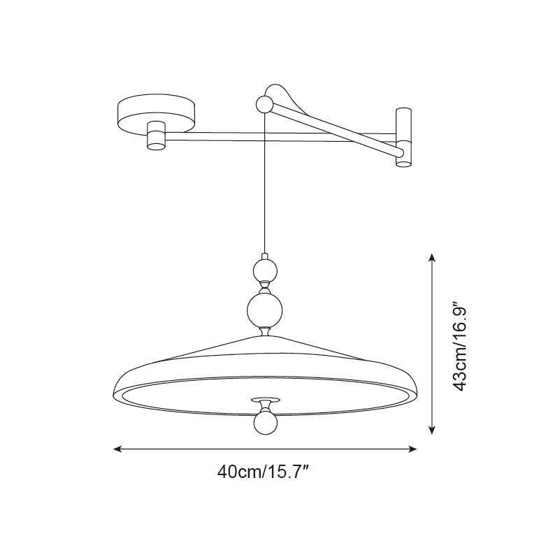 Geyon Adjustable Arm Pendant Lamp