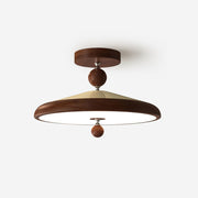 Belano Wooden Frame Round Ceiling Light
