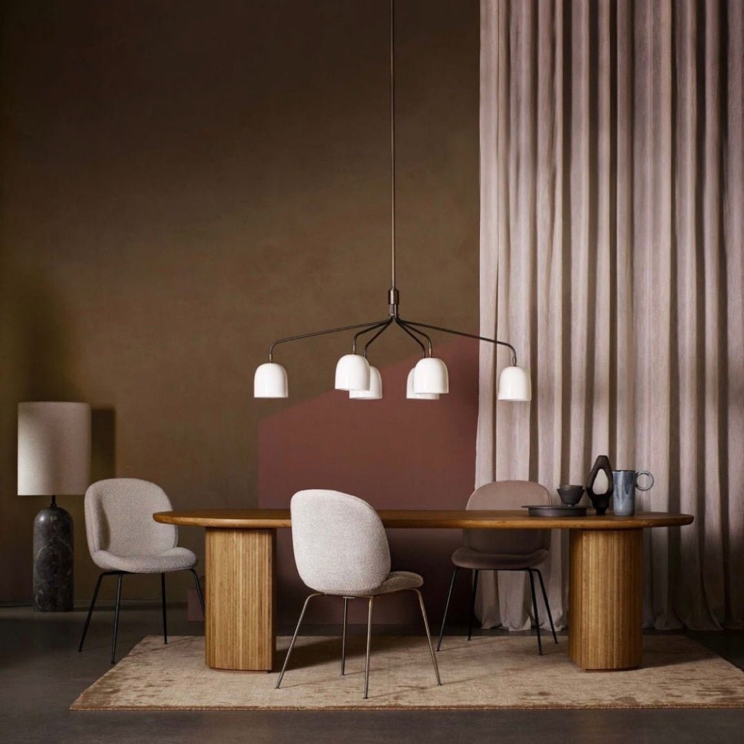 Lustra Chandelier Black Brass Industrial-Neutral Decor