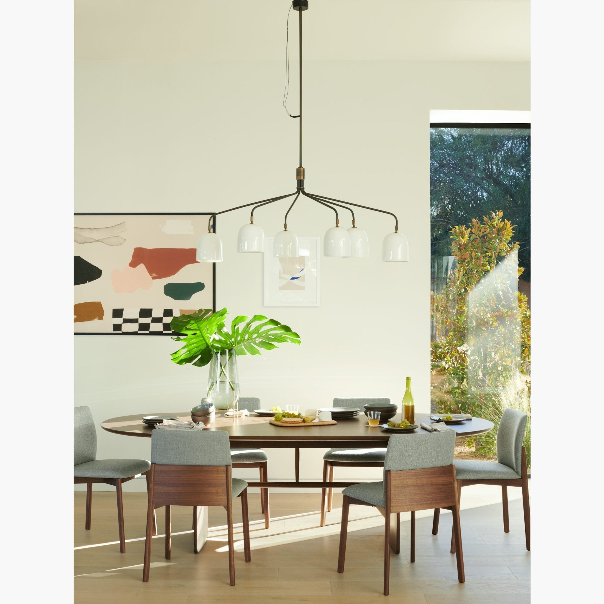 Lustra Chandelier Black Brass Industrial-Neutral Decor