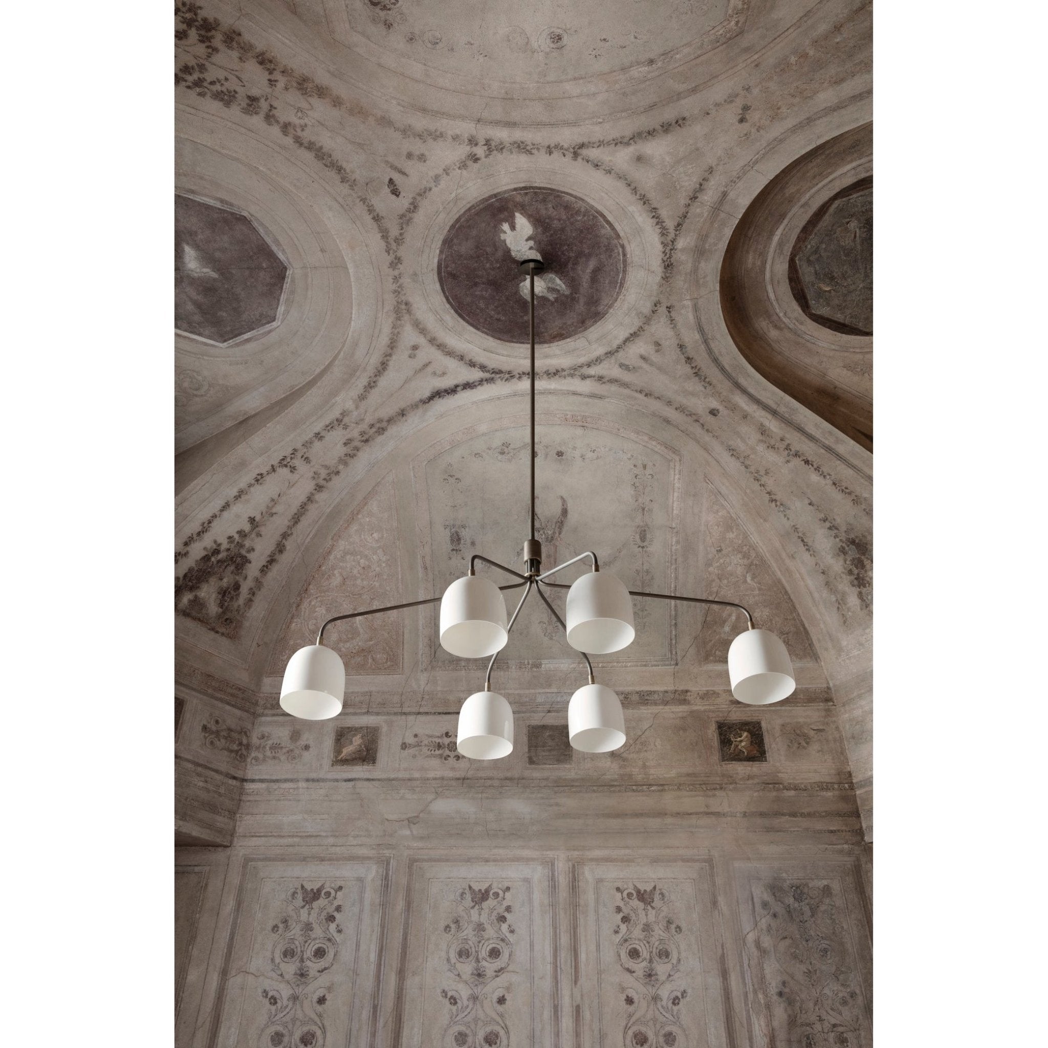 Lustra Chandelier Black Brass Industrial-Neutral Decor
