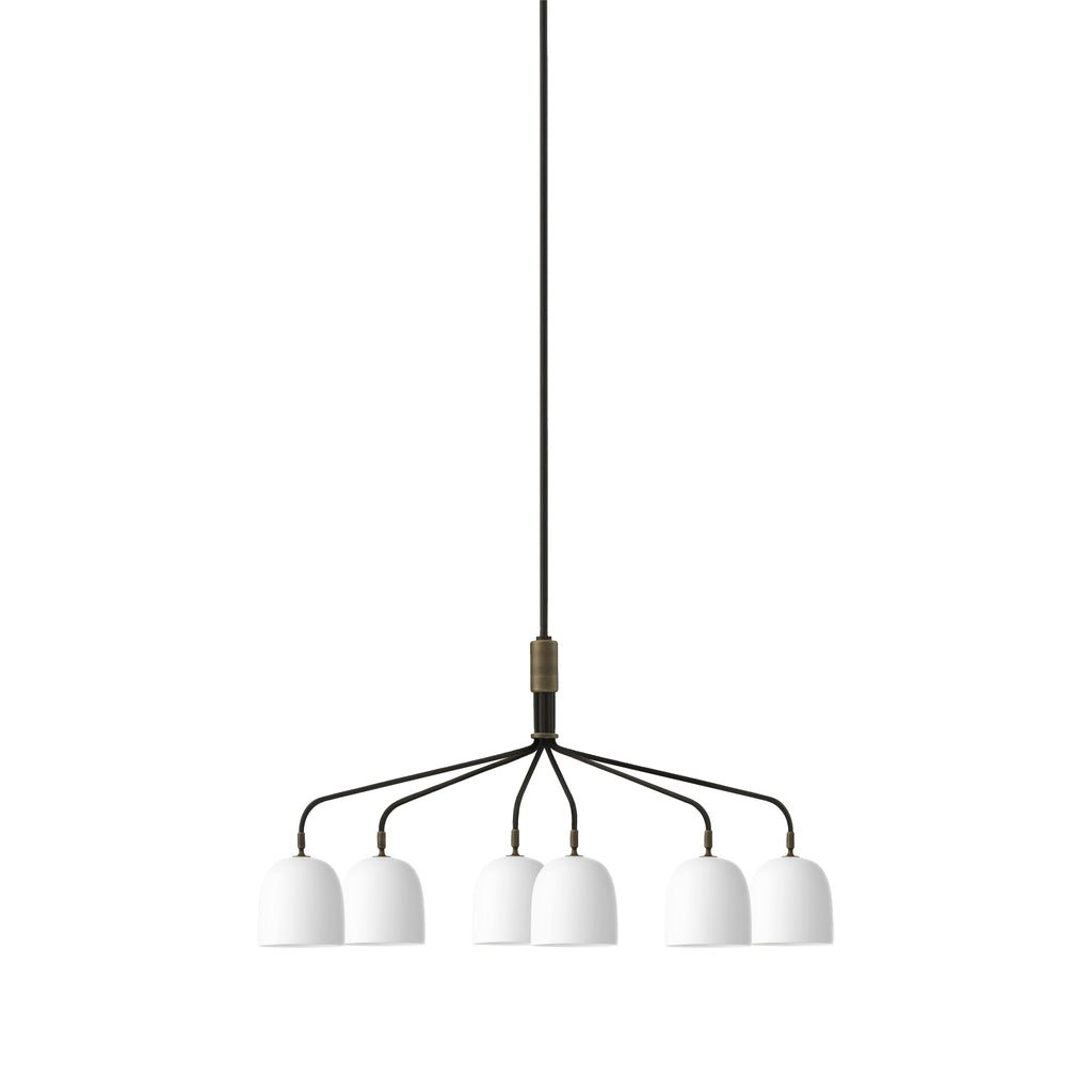 Lustra Chandelier Black Brass Industrial-Neutral Decor