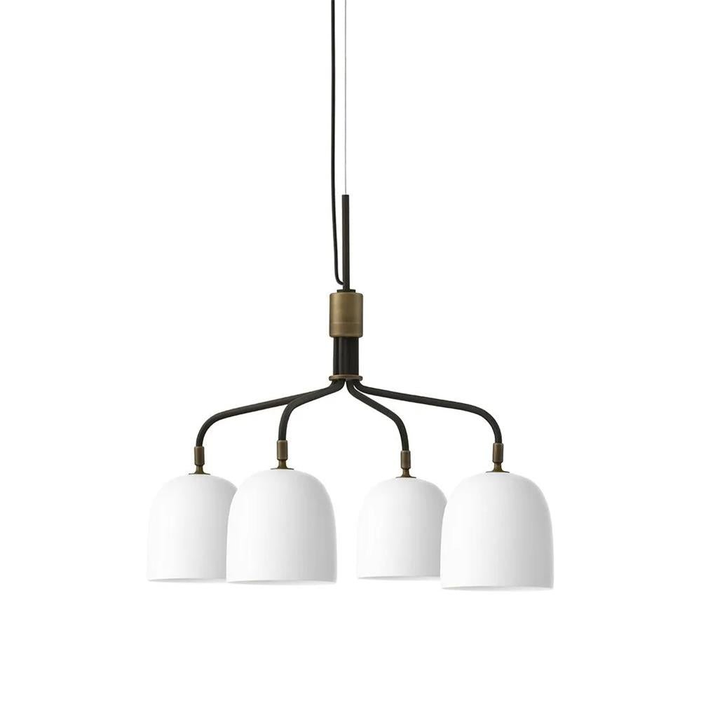 Lustra Chandelier Black Brass Industrial-Neutral Decor