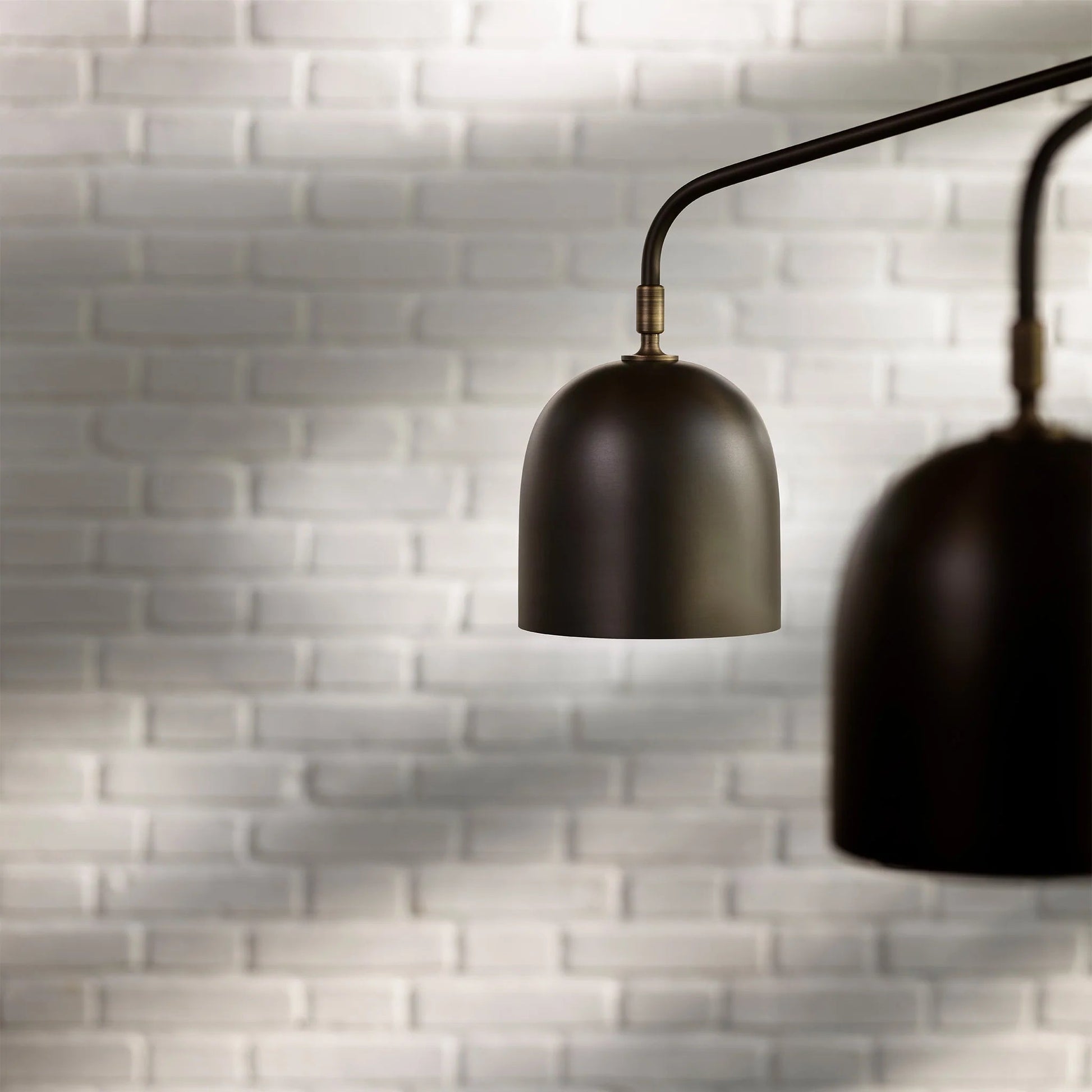 Lustra Chandelier Black Brass Industrial-Neutral Decor