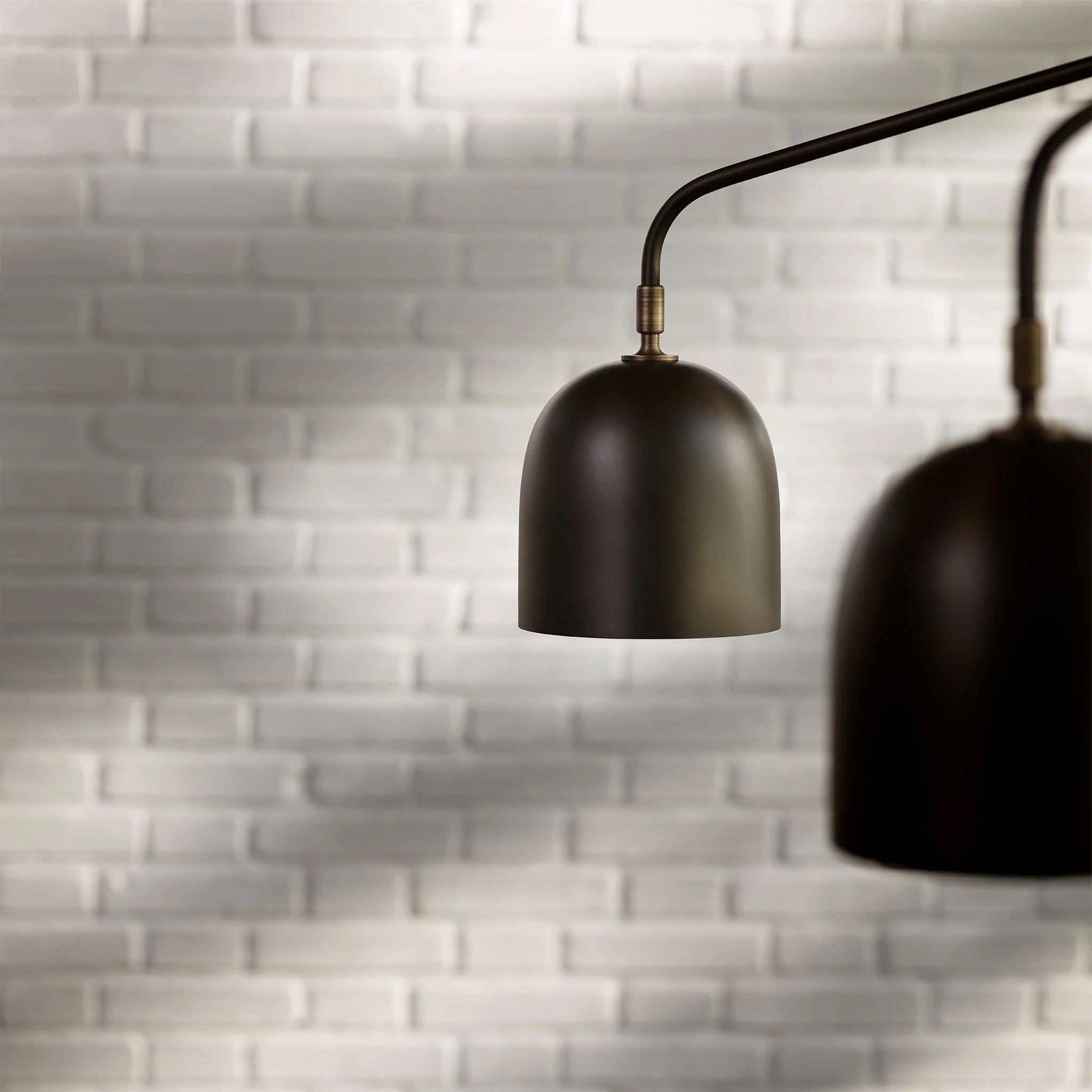 Lustra Chandelier Black Brass Industrial-Neutral Decor