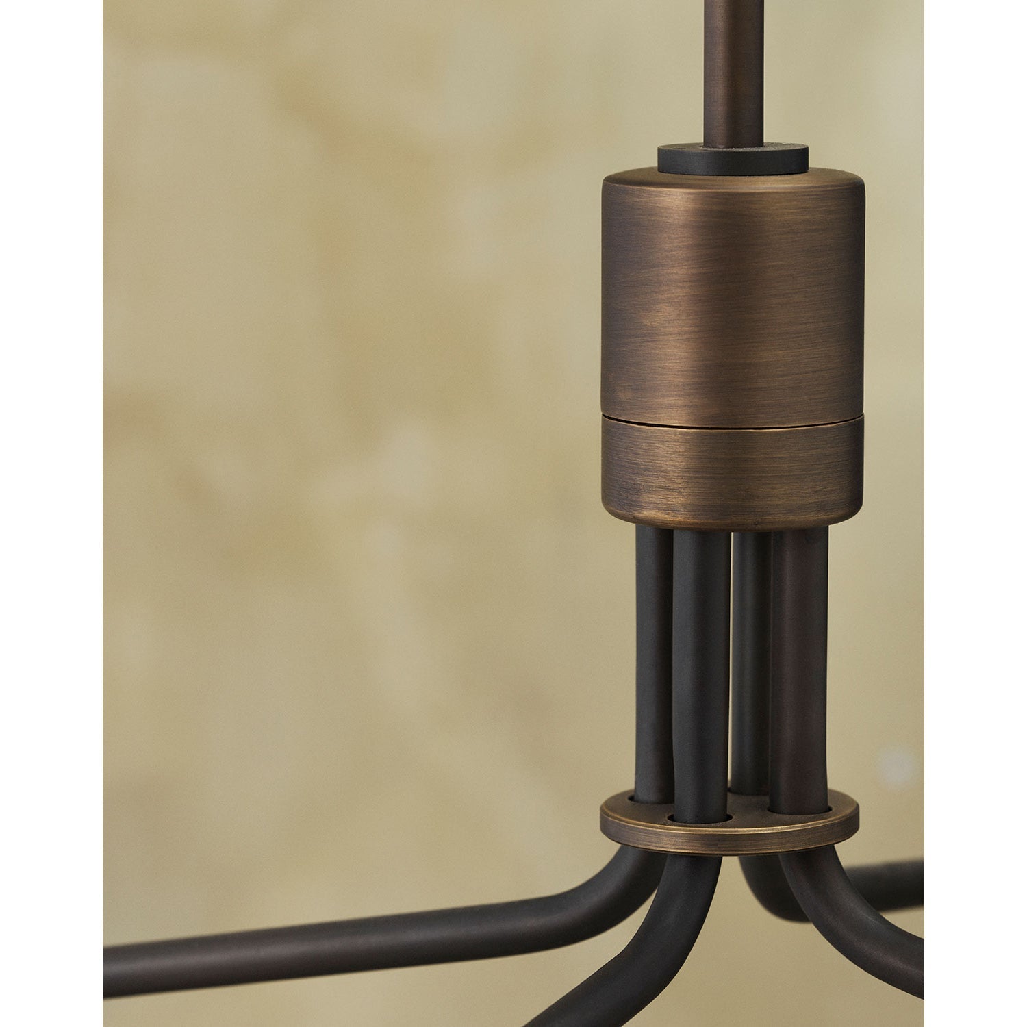 Lustra Chandelier Black Brass Industrial-Neutral Decor