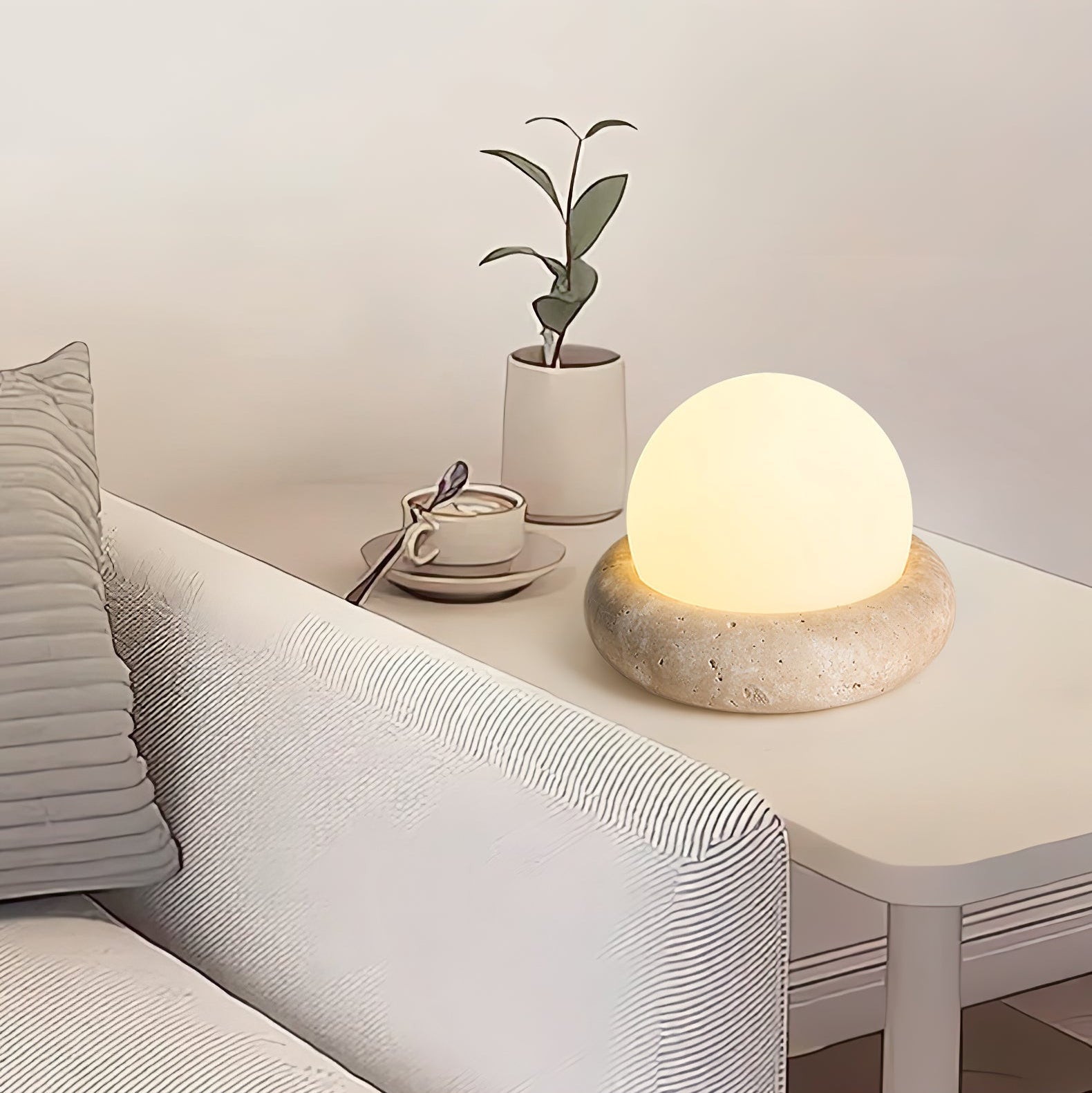 Frys Table Lamp-Neutral Decor