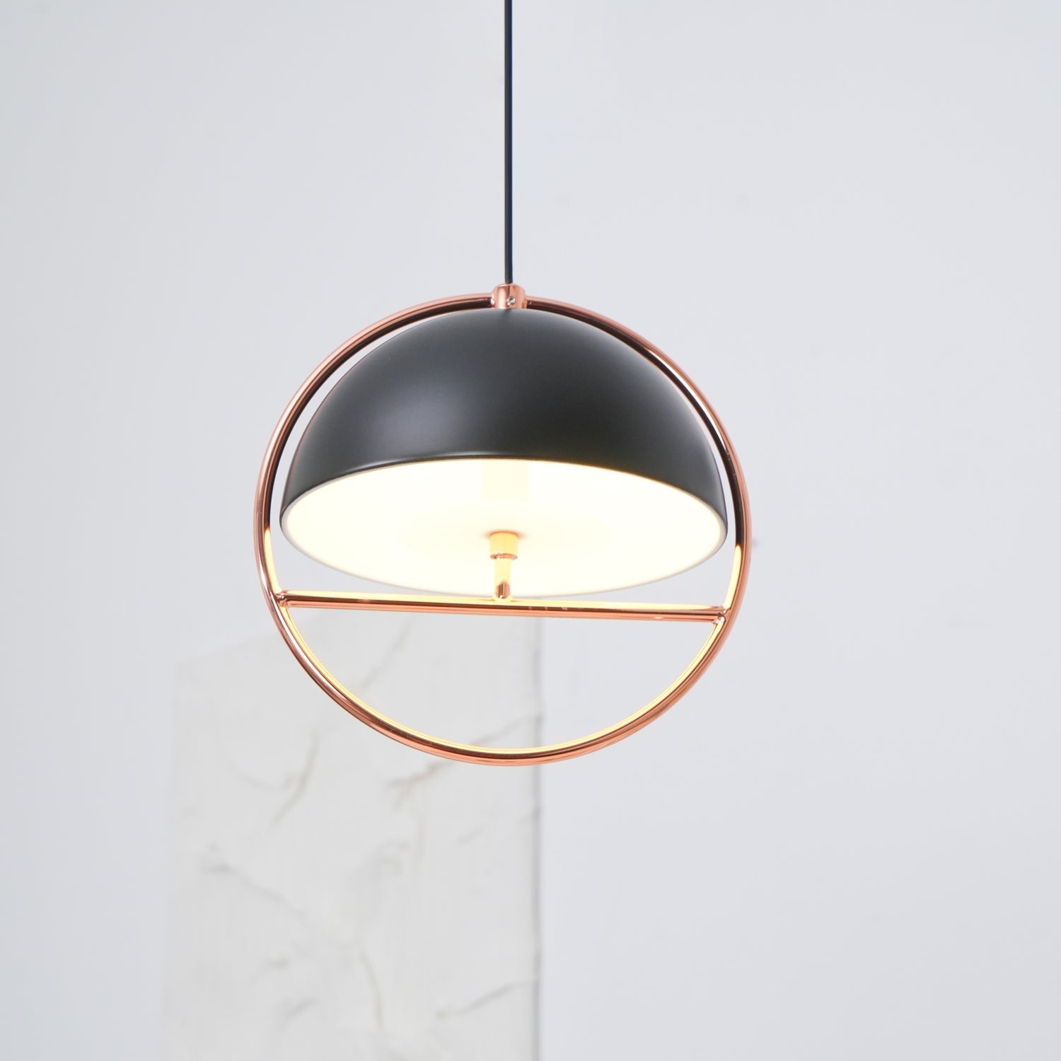 Zephira Steel Classic Pendant Lamp-Neutral Decor