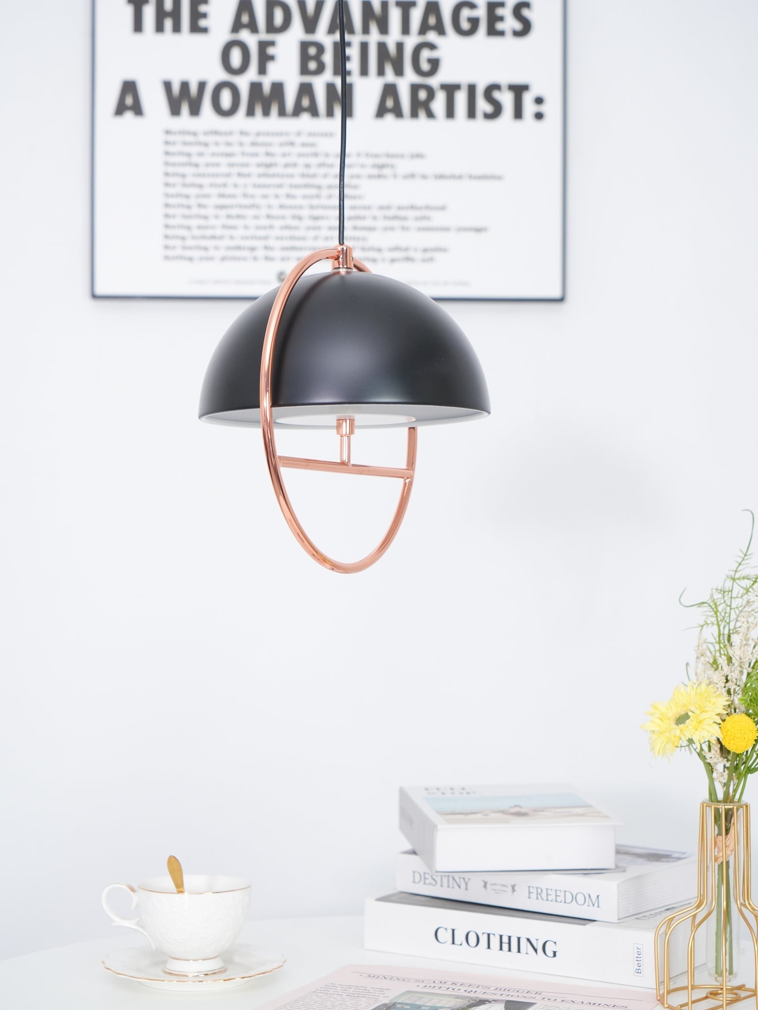 Zephira Steel Classic Pendant Lamp-Neutral Decor