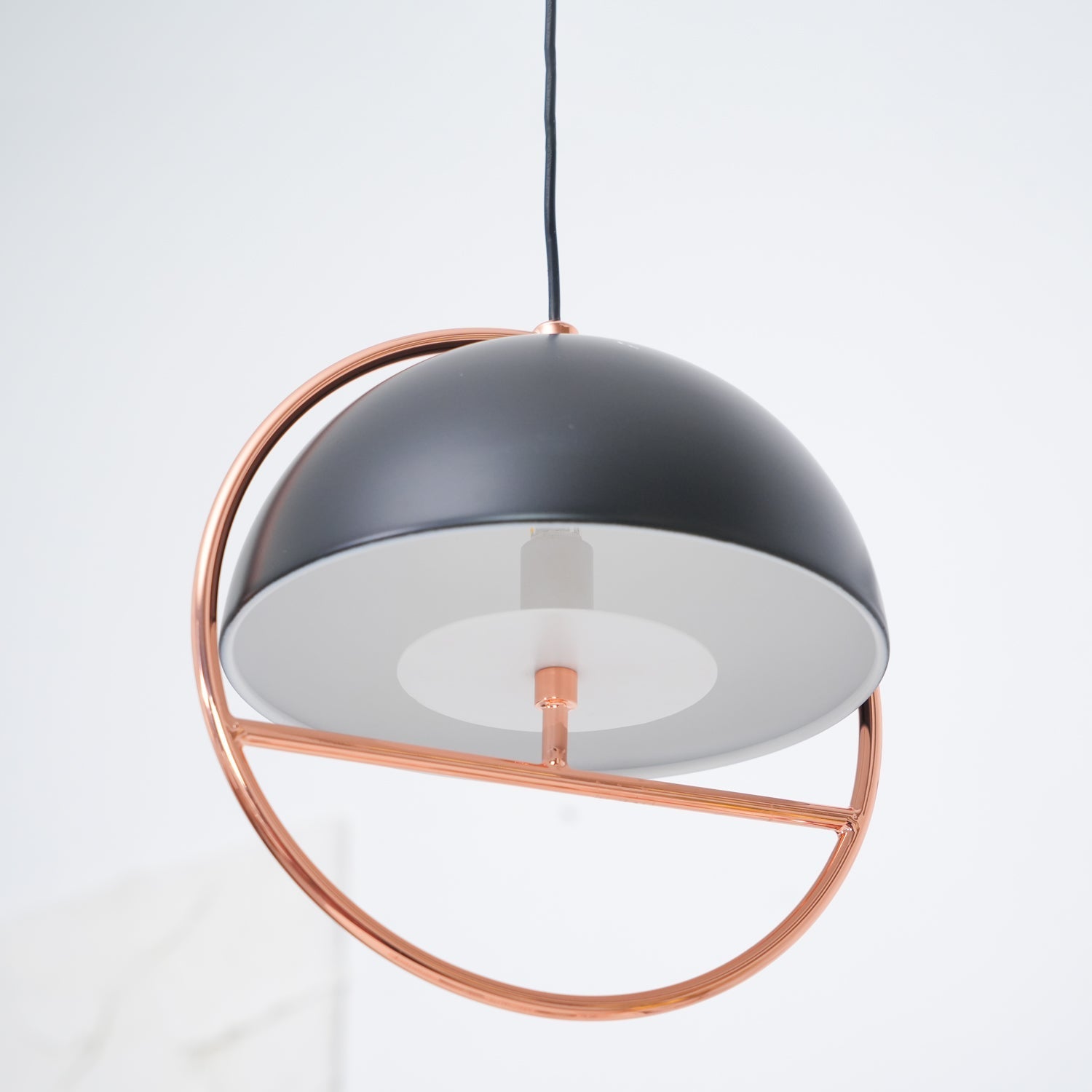 Zephira Steel Classic Pendant Lamp-Neutral Decor