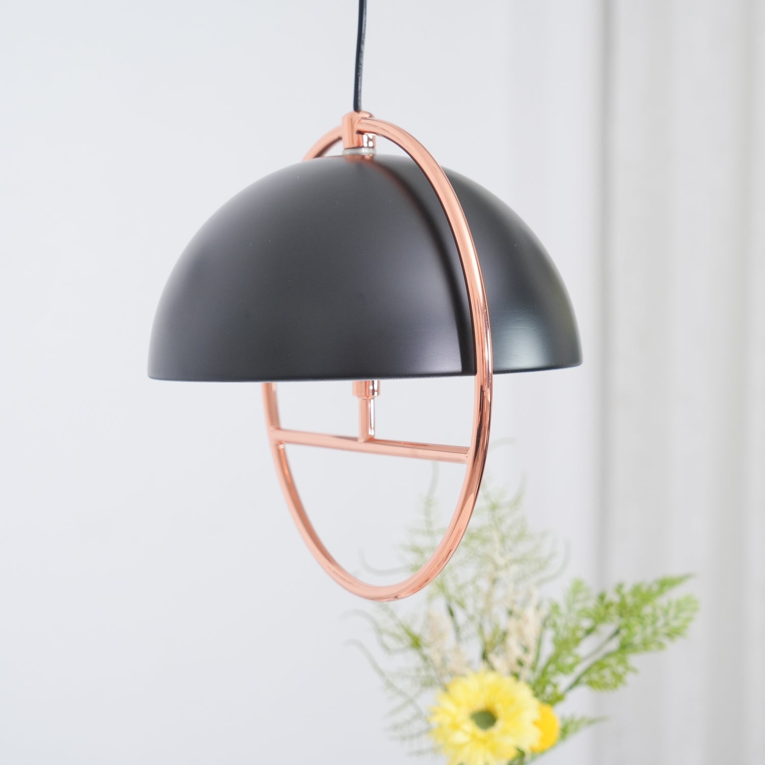 Zephira Steel Classic Pendant Lamp-Neutral Decor