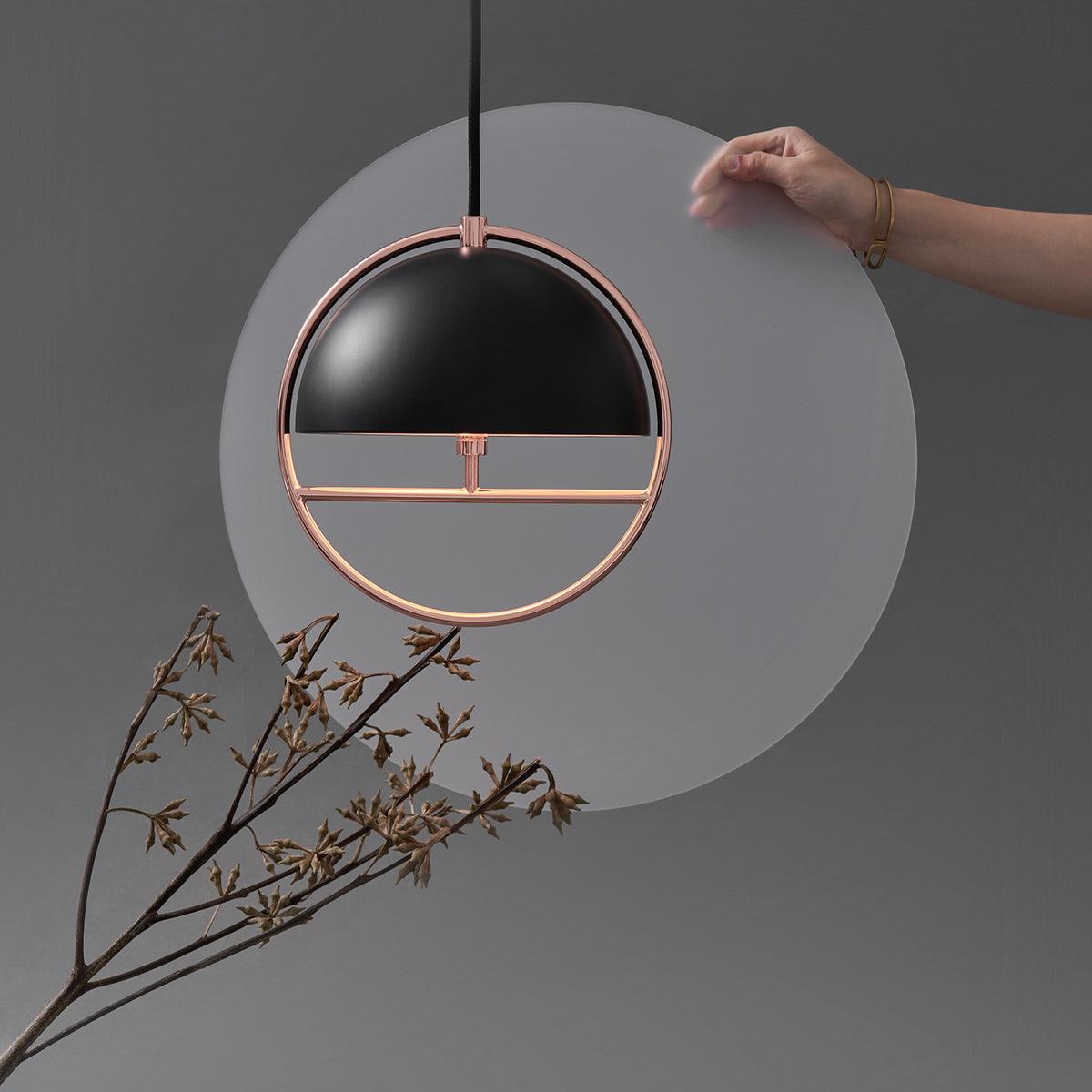Zephira Steel Classic Pendant Lamp-Neutral Decor