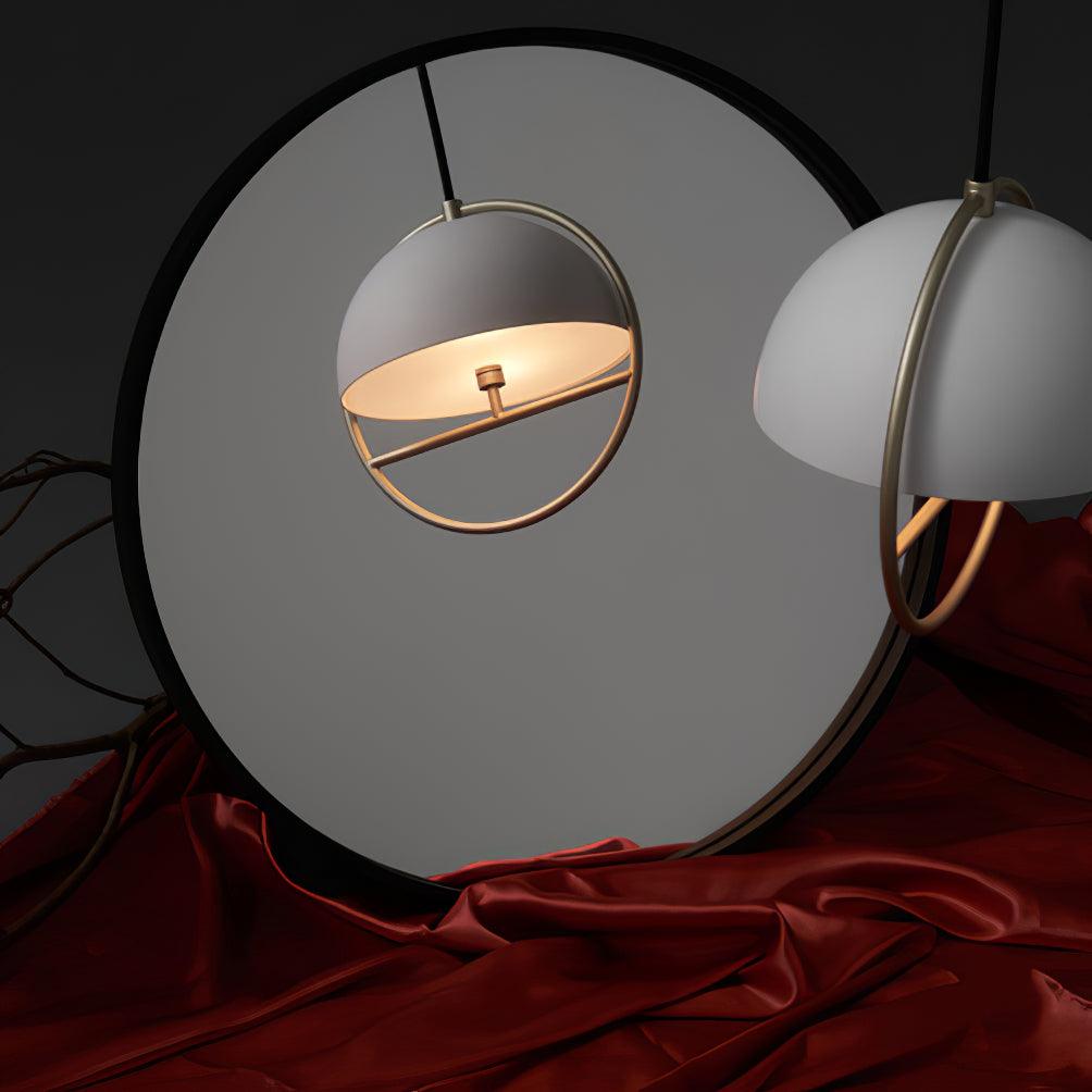 Zephira Steel Classic Pendant Lamp-Neutral Decor