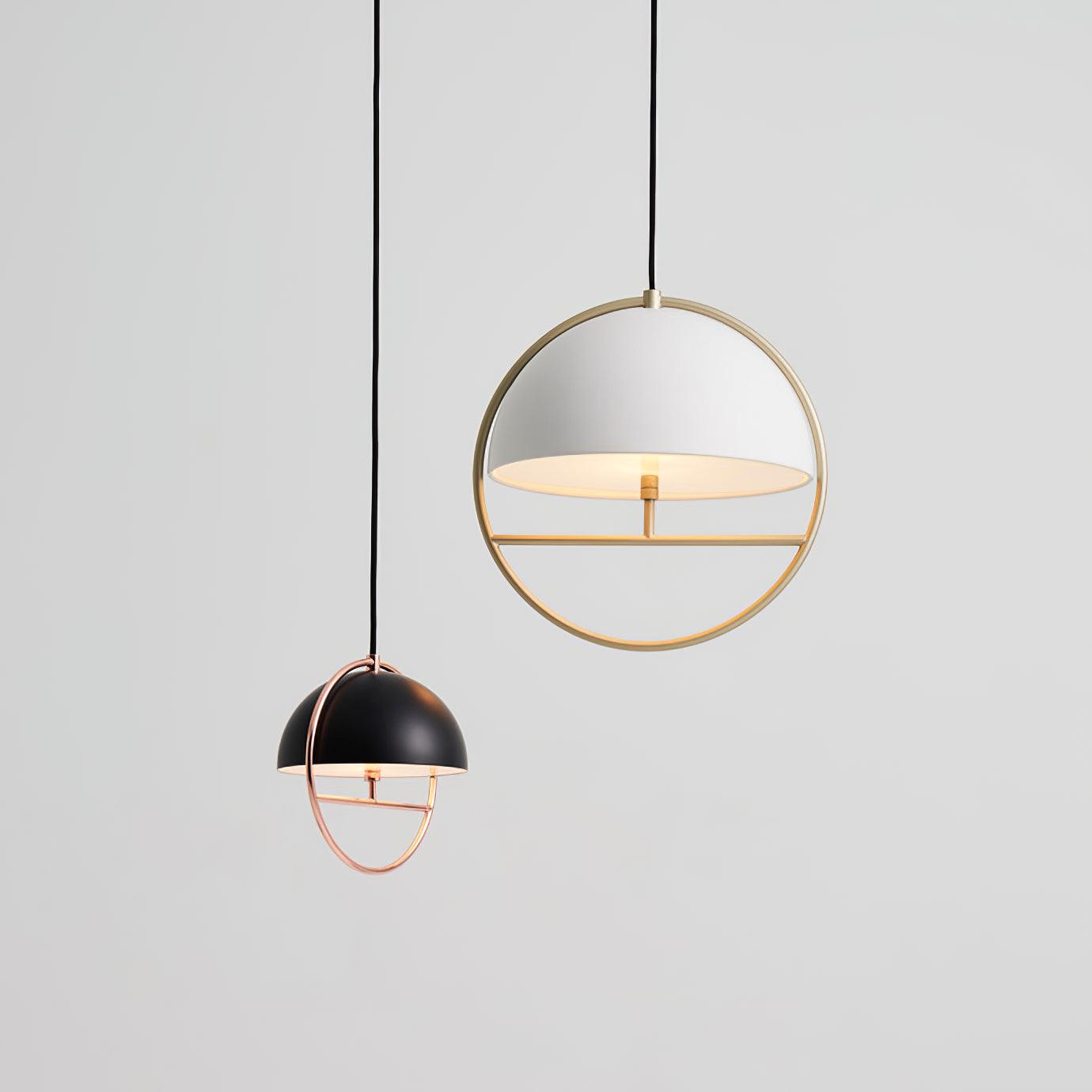 Zephira Steel Classic Pendant Lamp-Neutral Decor