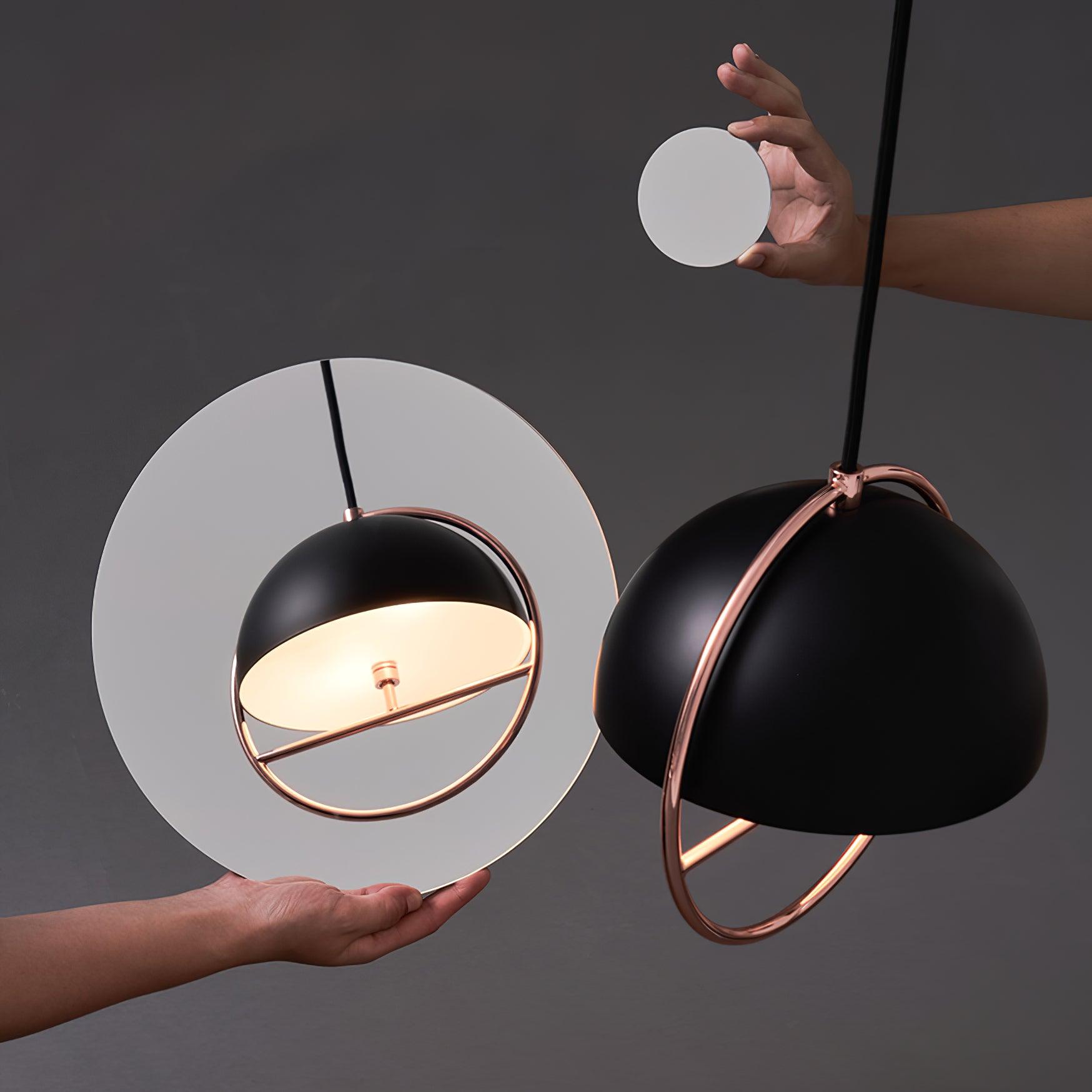 Zephira Steel Classic Pendant Lamp-Neutral Decor