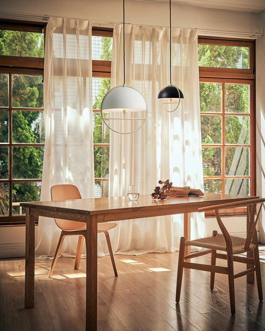Zephira Steel Classic Pendant Lamp-Neutral Decor