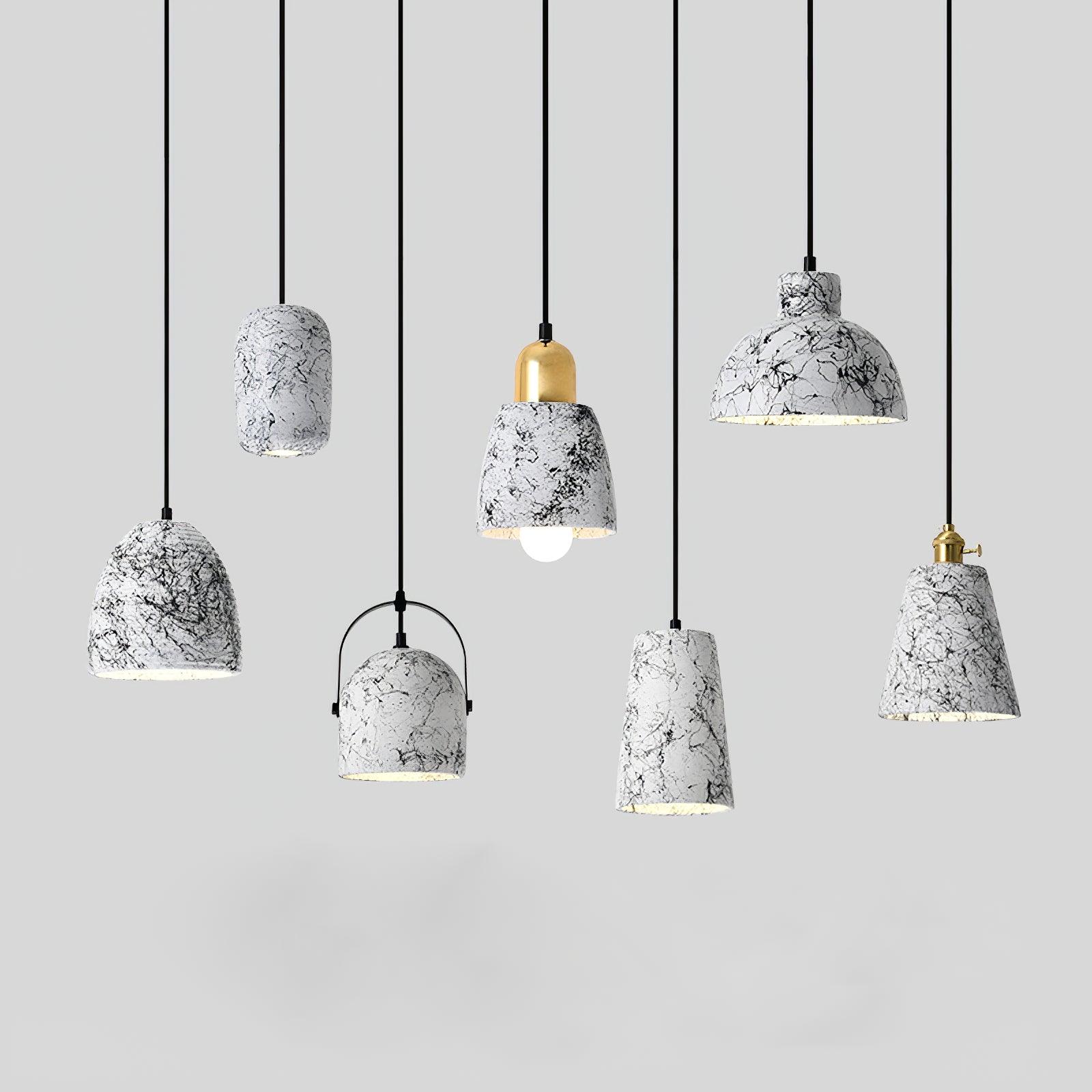 Marble Modern Cement Pendant Lights-Neutral Decor