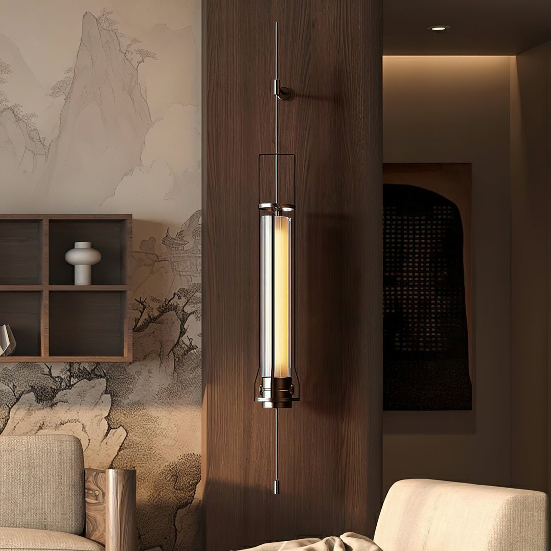 Kocor Modern Minimalist Cylinder Glass Sconce Wall Lamp-Neutral Decor