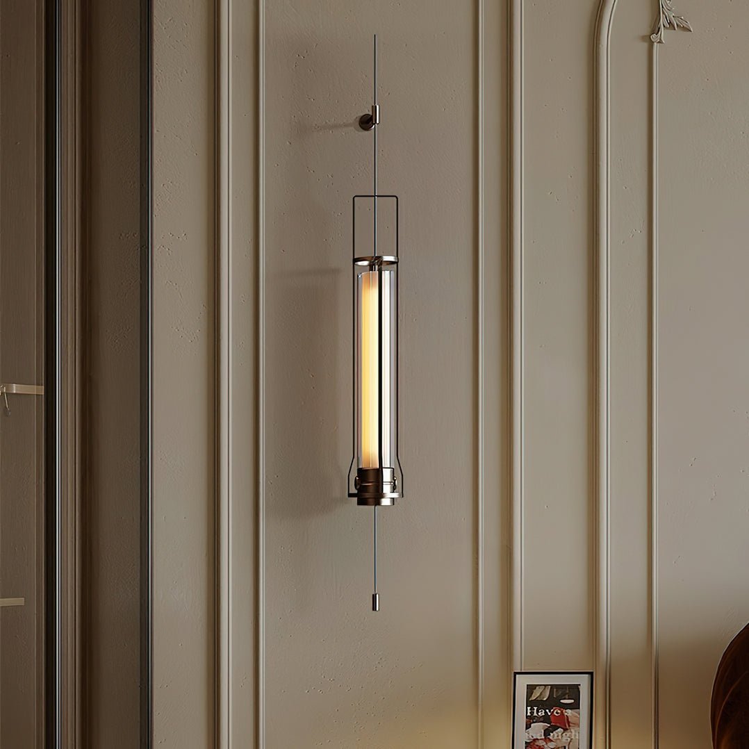 Kocor Modern Minimalist Cylinder Glass Sconce Wall Lamp-Neutral Decor