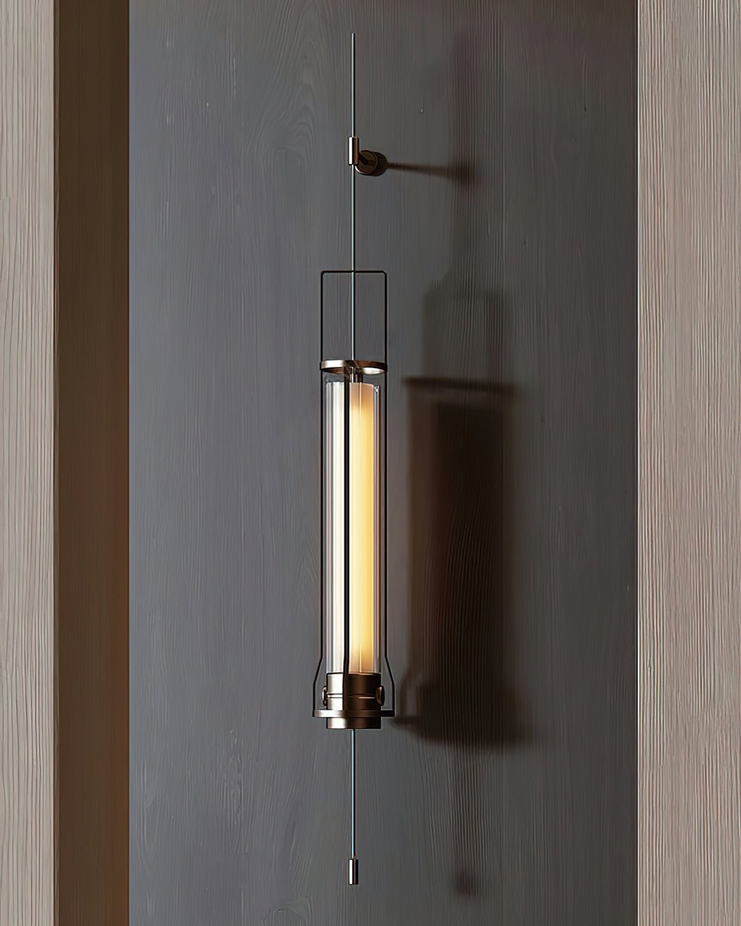 Kocor Modern Minimalist Cylinder Glass Sconce Wall Lamp-Neutral Decor