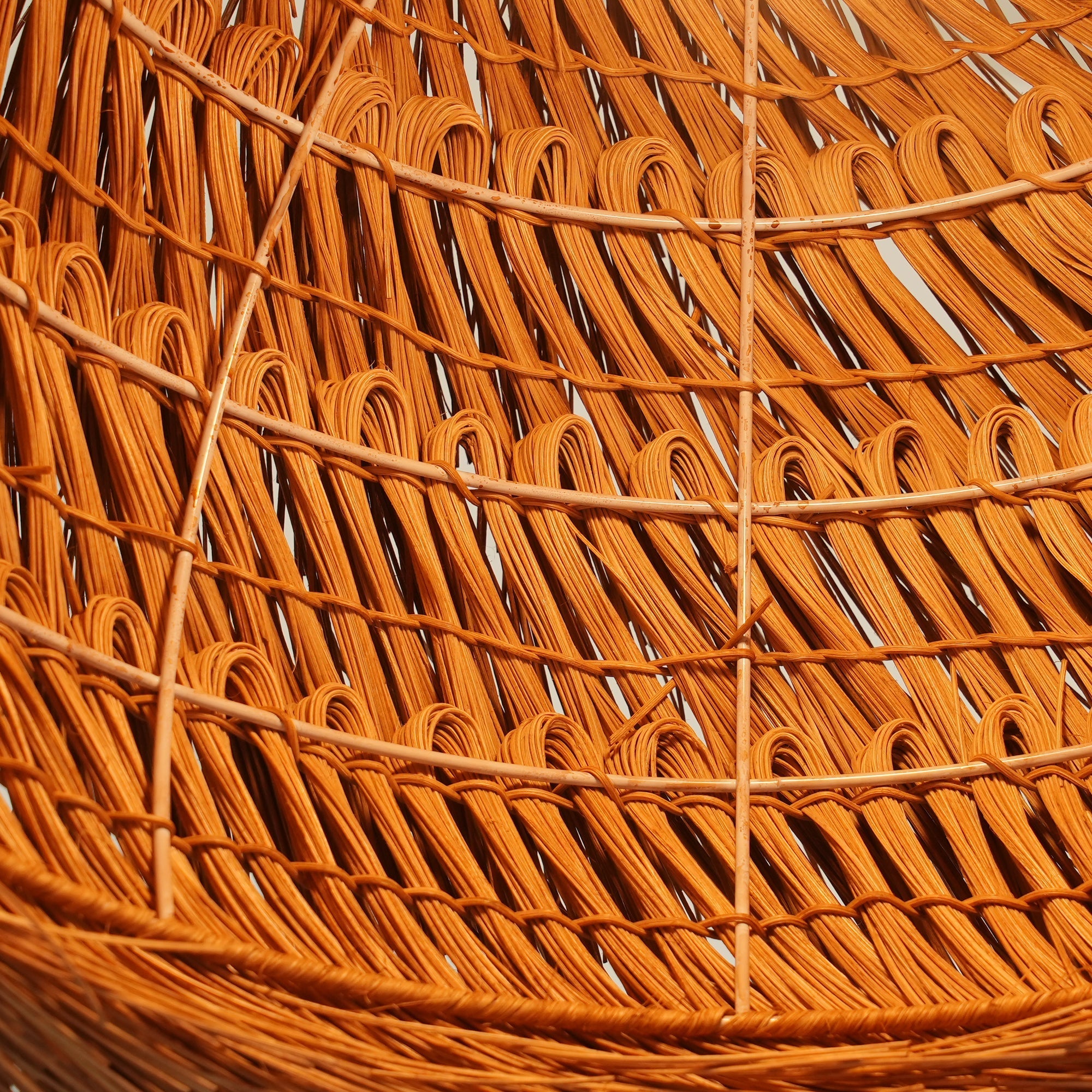 Wickora Vintage Wicker Pendant Lamp-Neutral Decor