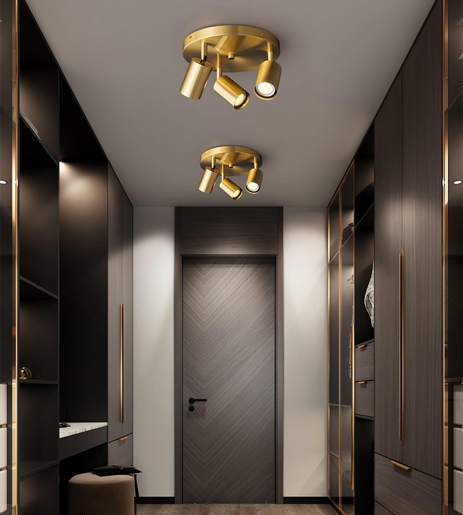 Quin Ceiling Lamp Cylinder Adjustable Contemporary-Neutral Decor