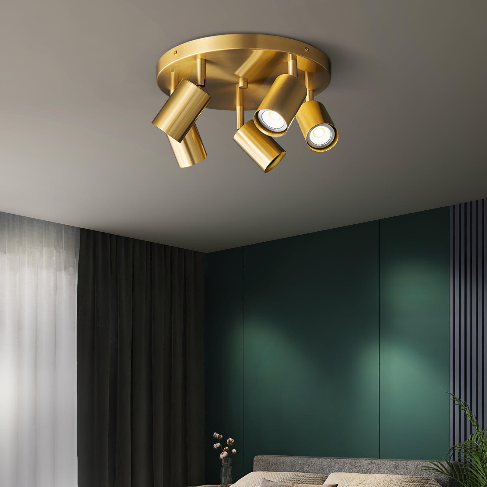 Quin Ceiling Lamp Cylinder Adjustable Contemporary-Neutral Decor