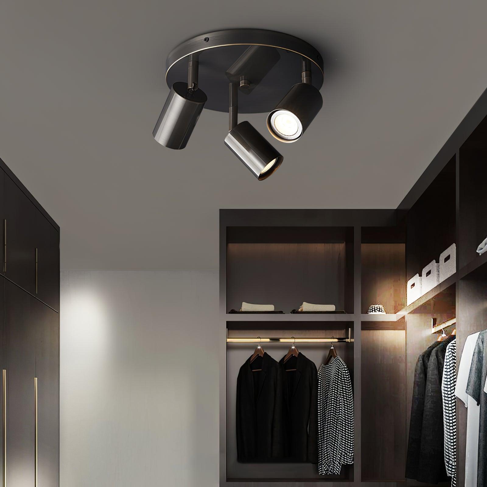 Quin Ceiling Lamp Cylinder Adjustable Contemporary-Neutral Decor