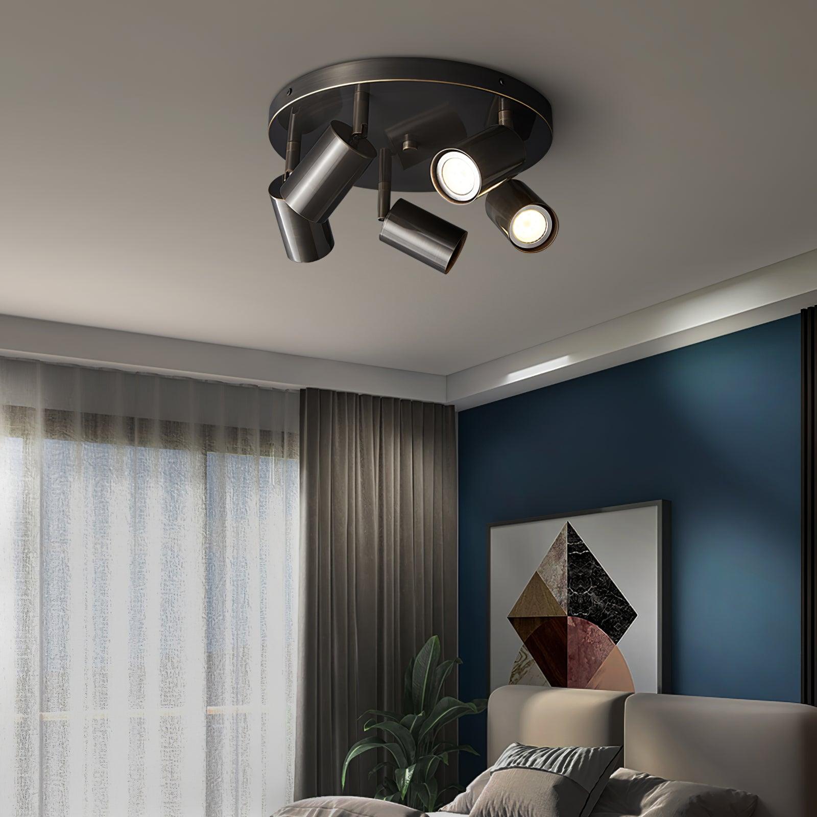 Quin Ceiling Lamp Cylinder Adjustable Contemporary-Neutral Decor