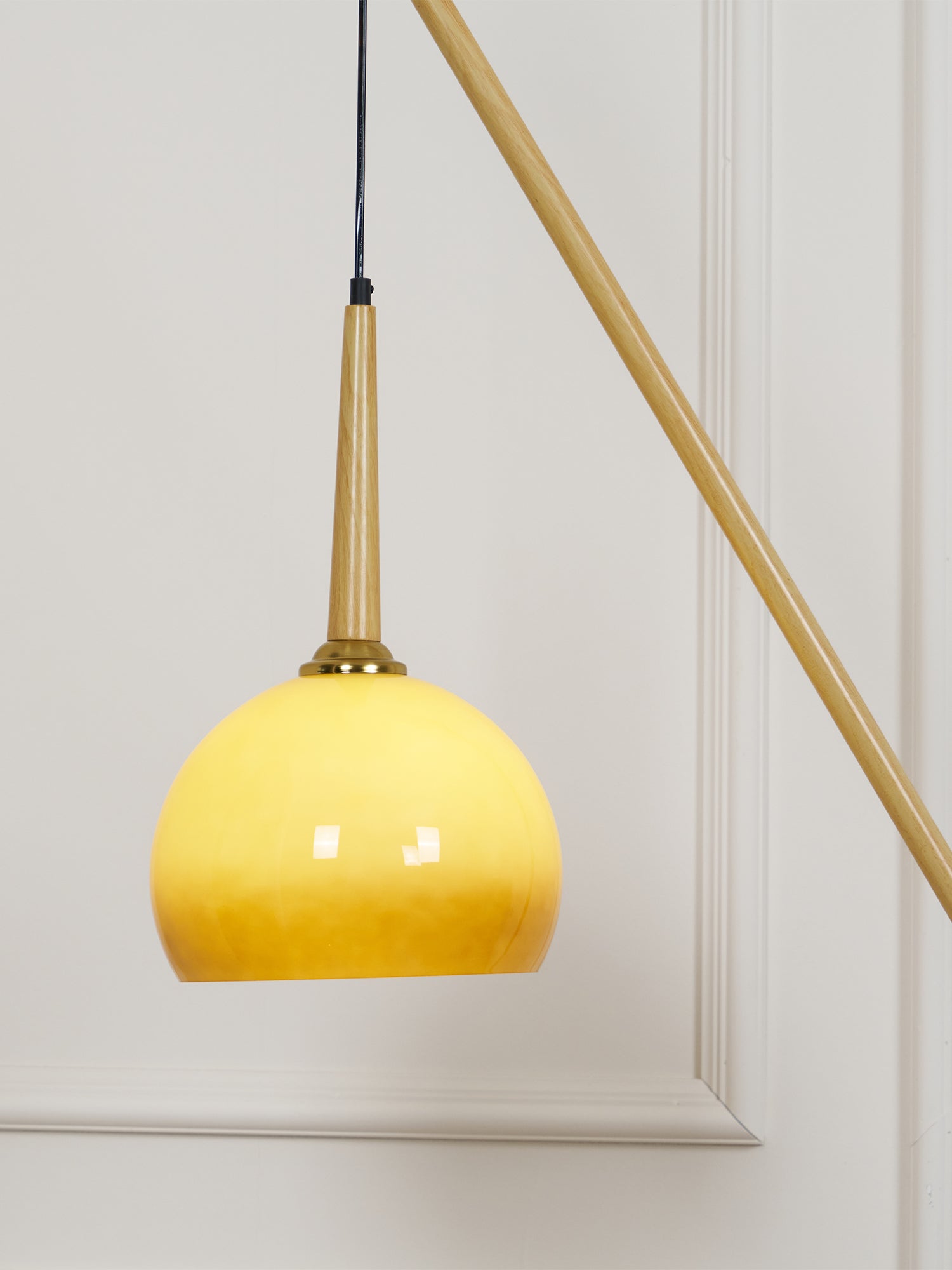 Catalil Retro Glass Floor Lamp-Neutral Decor