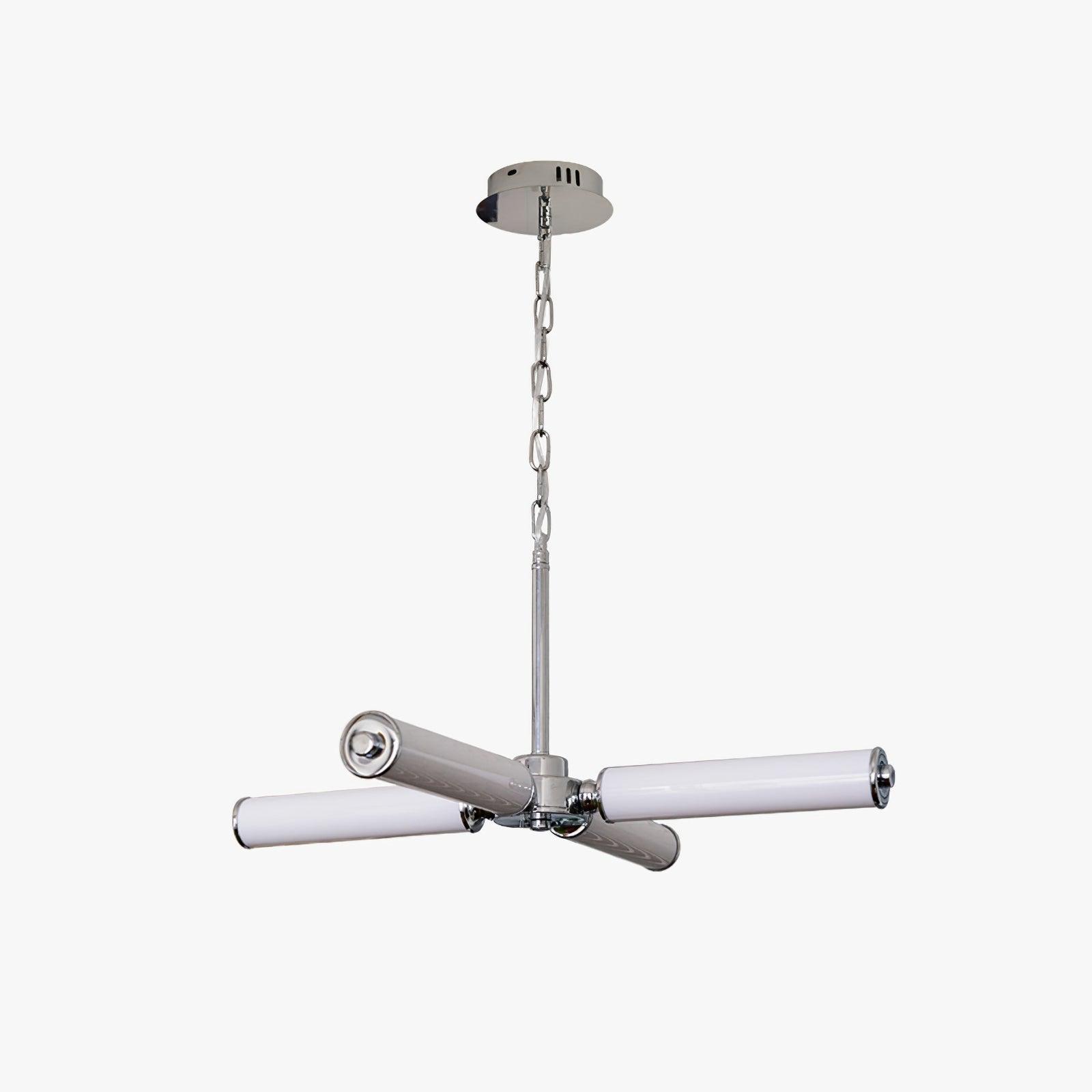 Zoliria Modern Minimalist LED Glass Chandelier-Neutral Decor