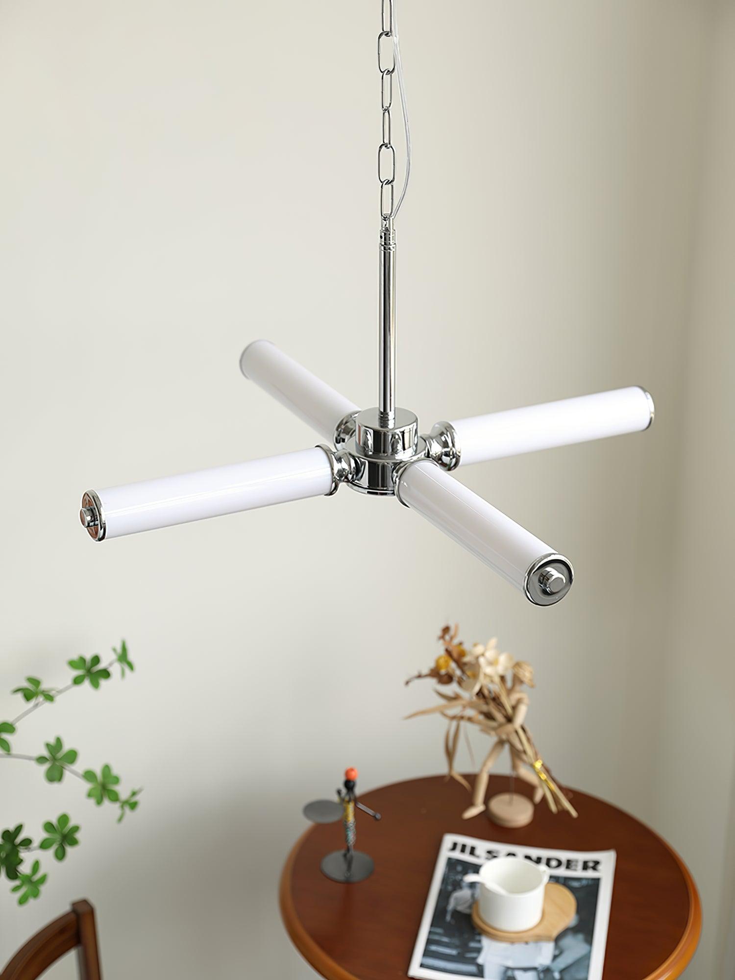 Zoliria Modern Minimalist LED Glass Chandelier-Neutral Decor