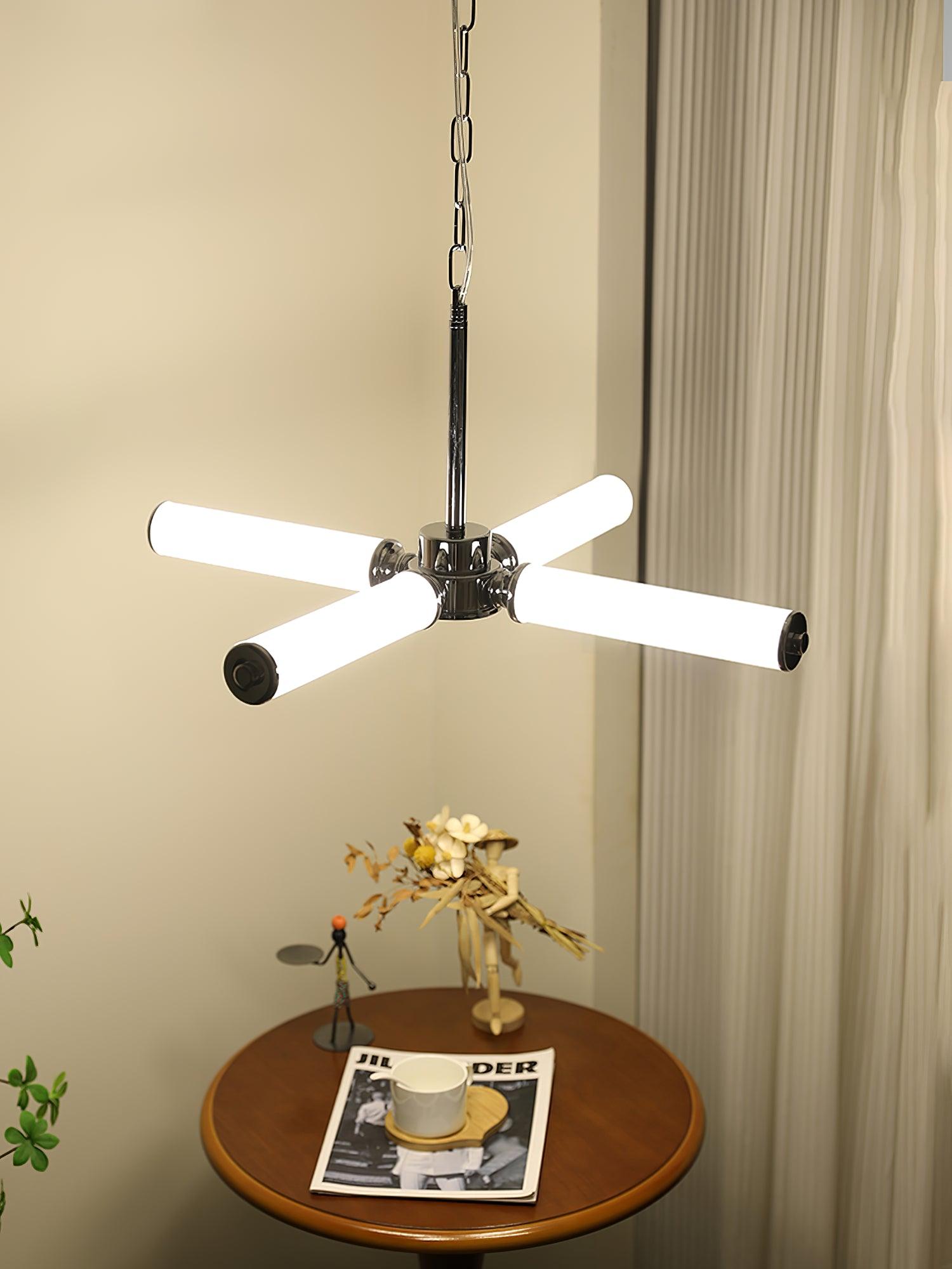 Zoliria Modern Minimalist LED Glass Chandelier-Neutral Decor
