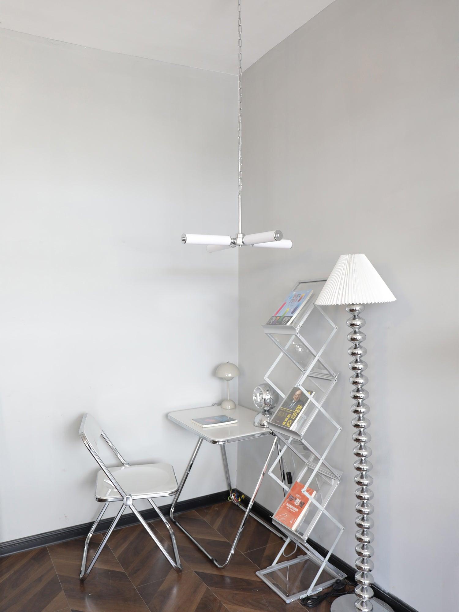 Zoliria Modern Minimalist LED Glass Chandelier-Neutral Decor