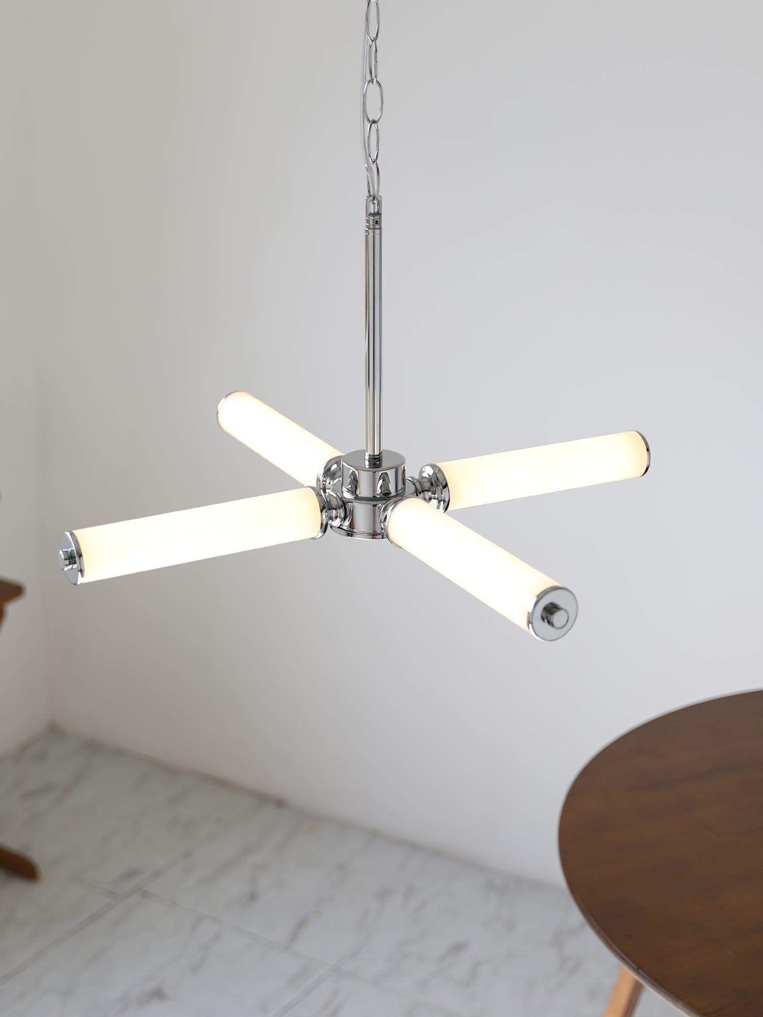 Zoliria Modern Minimalist LED Glass Chandelier-Neutral Decor