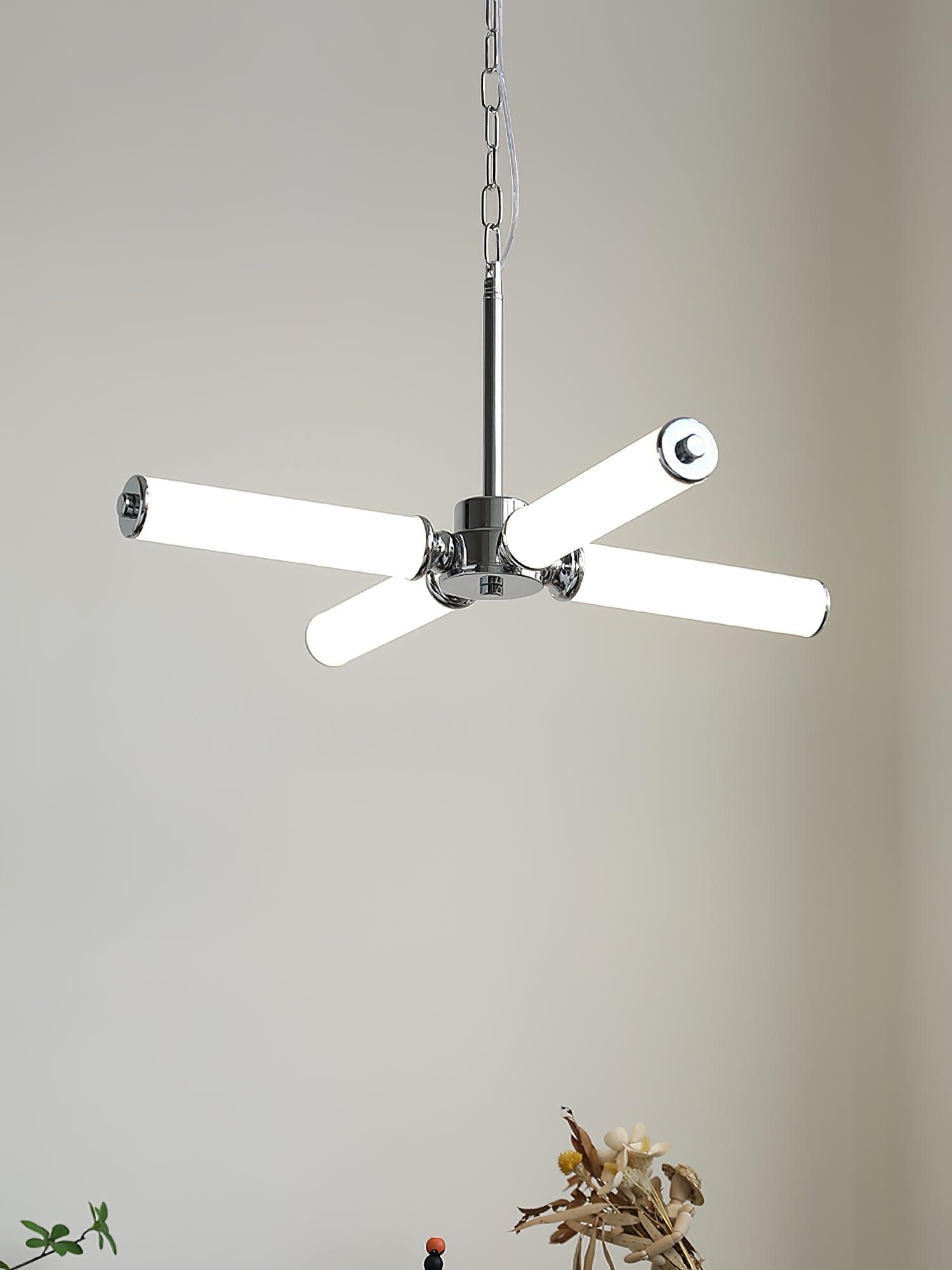 Zoliria Modern Minimalist LED Glass Chandelier-Neutral Decor