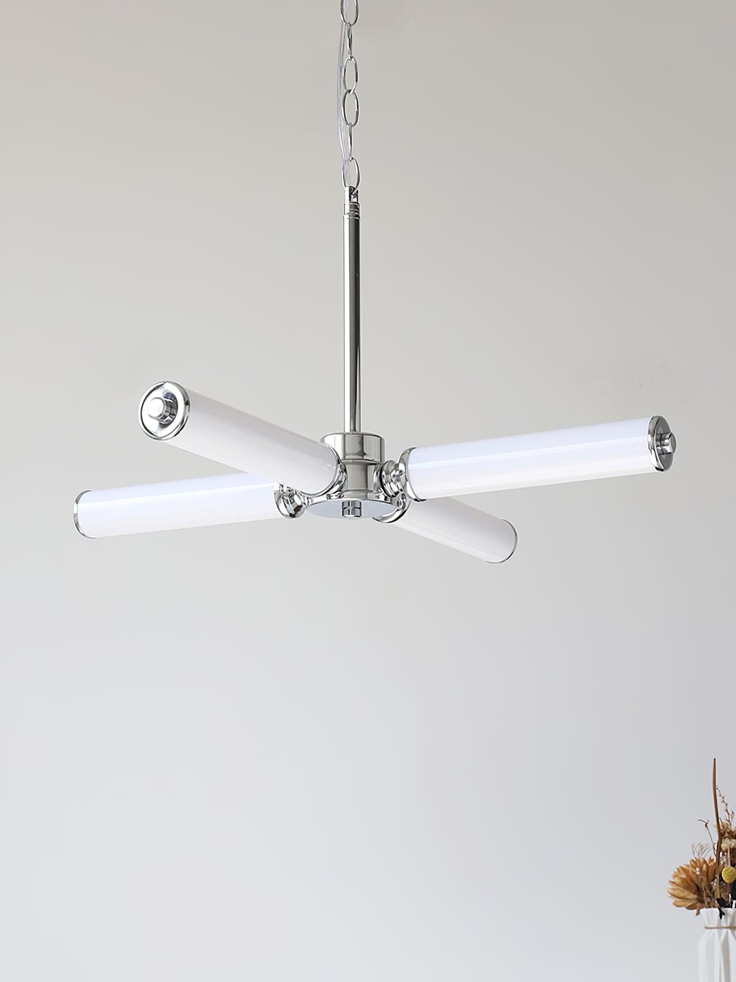 Zoliria Modern Minimalist LED Glass Chandelier-Neutral Decor