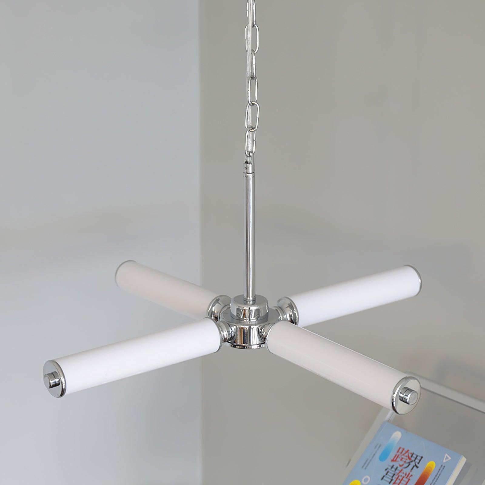 Zoliria Modern Minimalist LED Glass Chandelier-Neutral Decor
