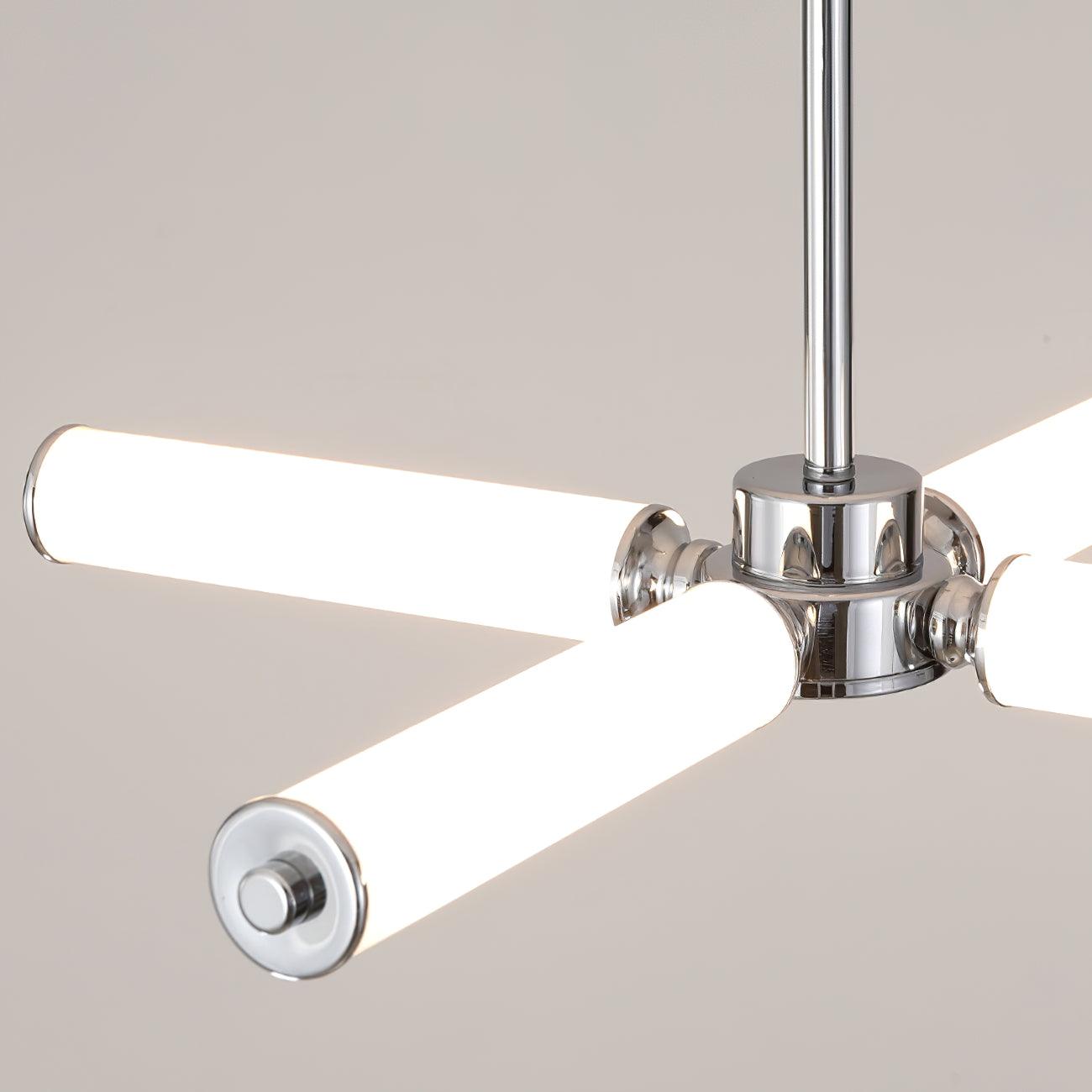 Zoliria Modern Minimalist LED Glass Chandelier-Neutral Decor