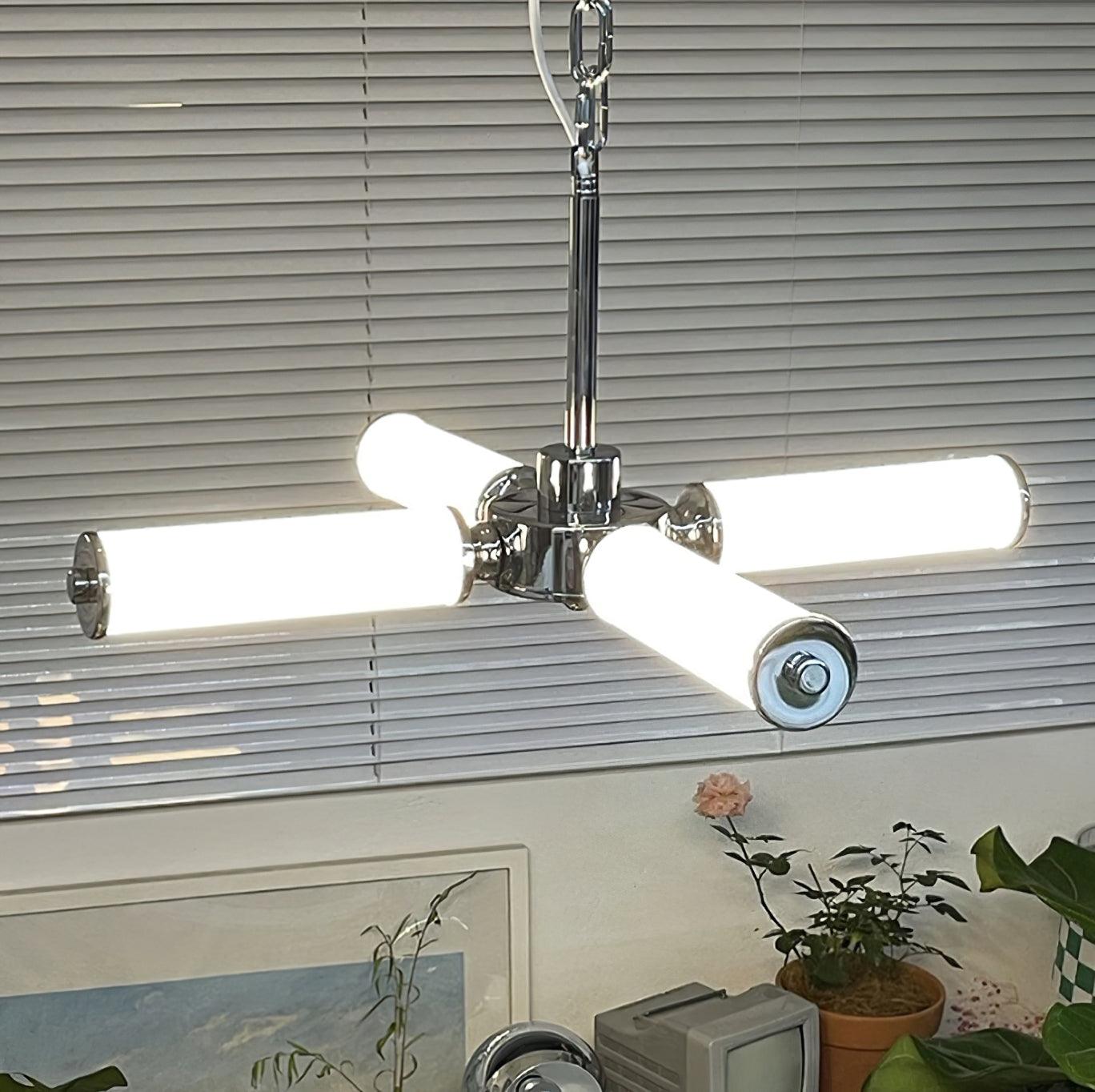 Zoliria Modern Minimalist LED Glass Chandelier-Neutral Decor