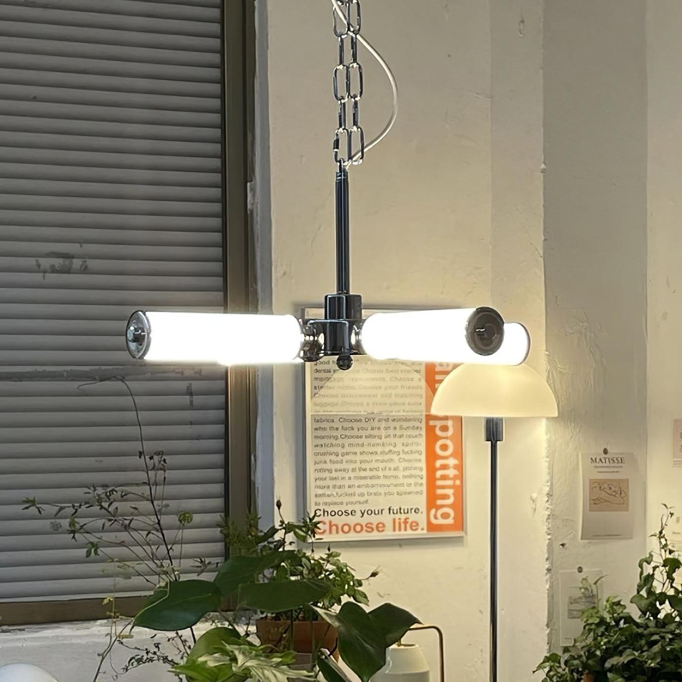 Zoliria Modern Minimalist LED Glass Chandelier-Neutral Decor