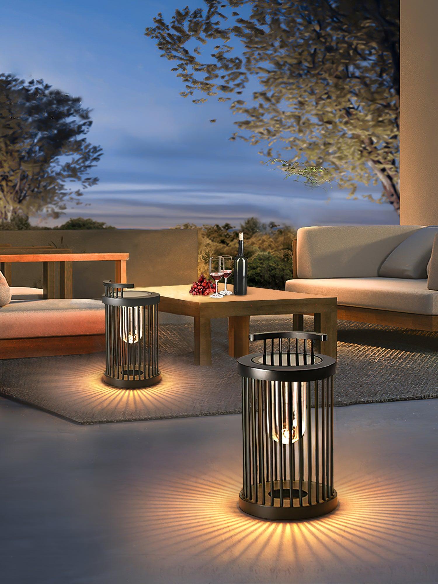 Cage Modern Acrylic Outdoor Light-Neutral Decor