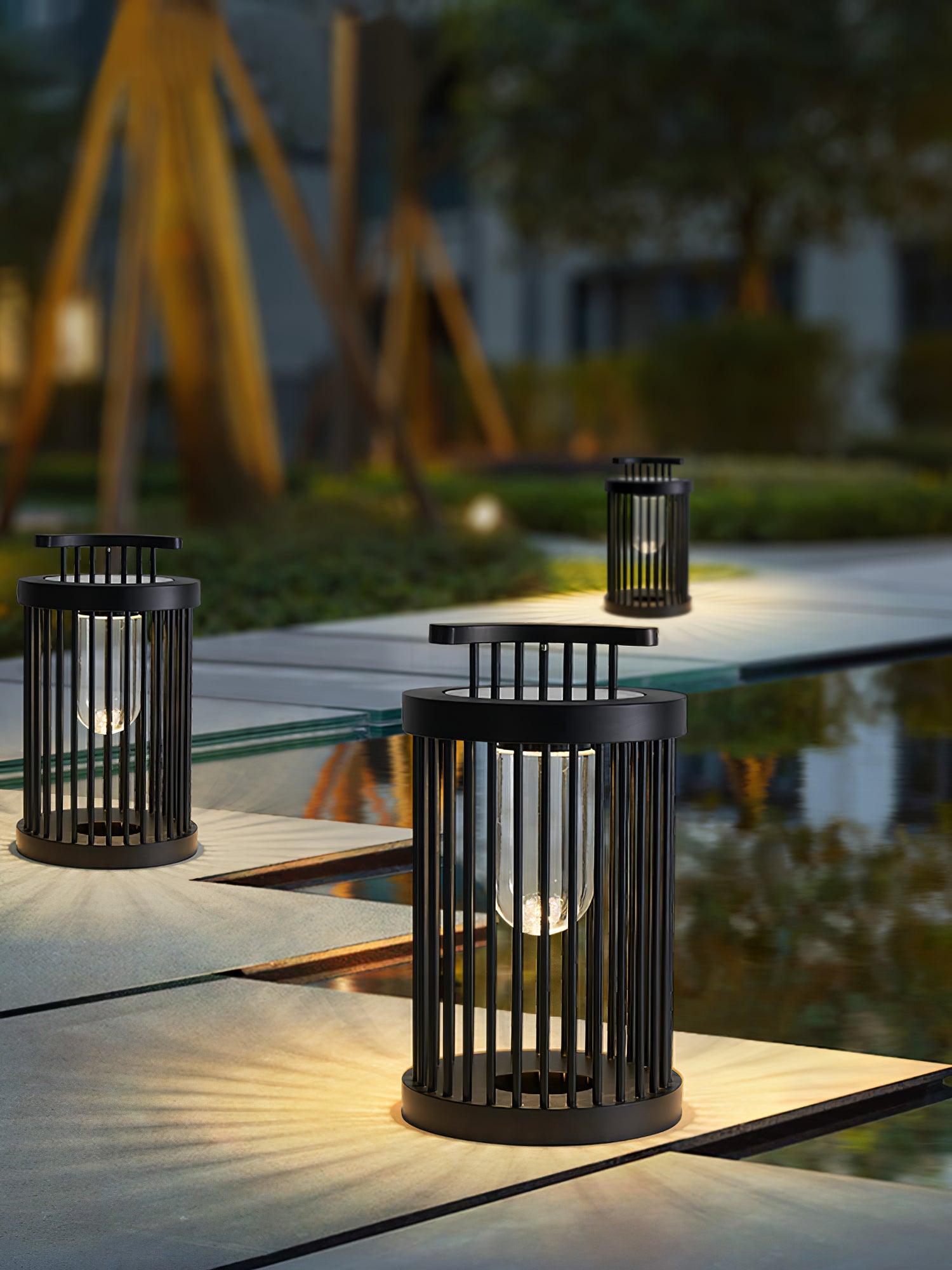 Cage Modern Acrylic Outdoor Light-Neutral Decor